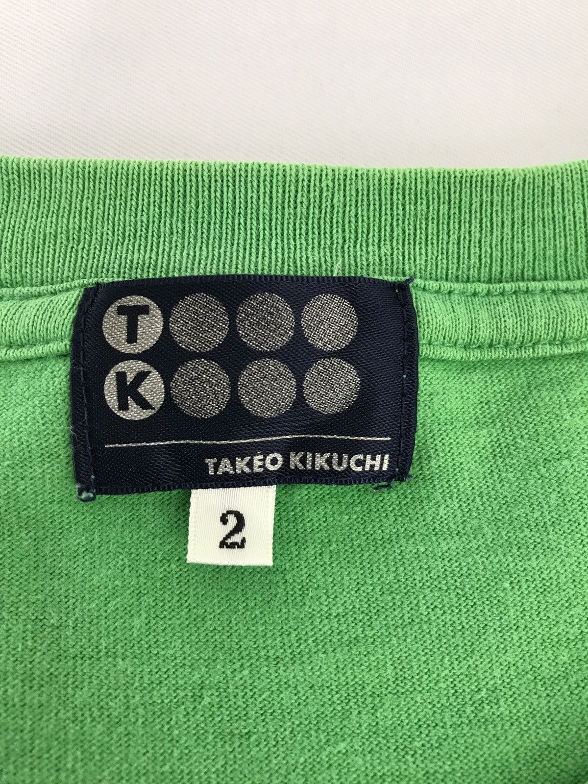 Japanese Brand × Takeo Kikuchi Takeo Kikuchi Big Logo Number Tee Size US S / EU 44-46 / 1 - 5 Thumbnail