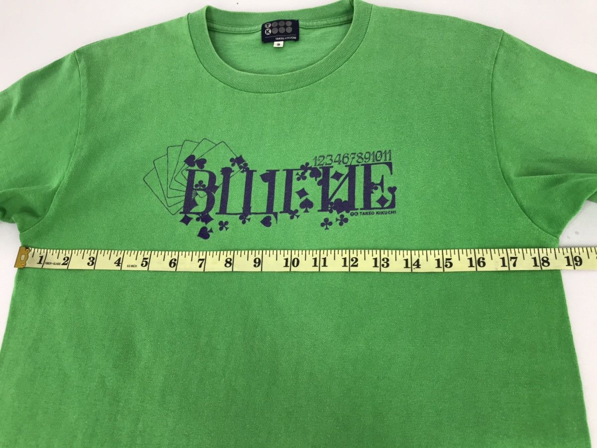 Japanese Brand × Takeo Kikuchi Takeo Kikuchi Big Logo Number Tee Size US S / EU 44-46 / 1 - 8 Thumbnail