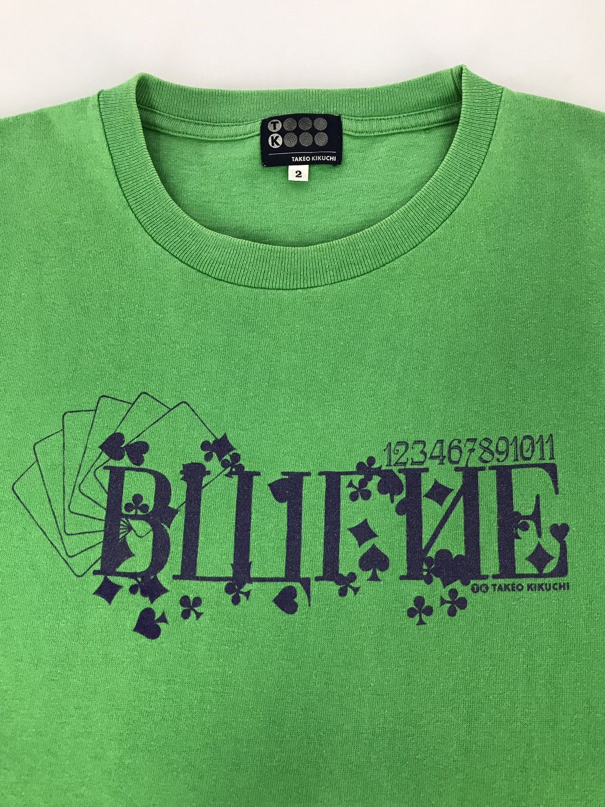 Japanese Brand × Takeo Kikuchi Takeo Kikuchi Big Logo Number Tee Size US S / EU 44-46 / 1 - 4 Thumbnail