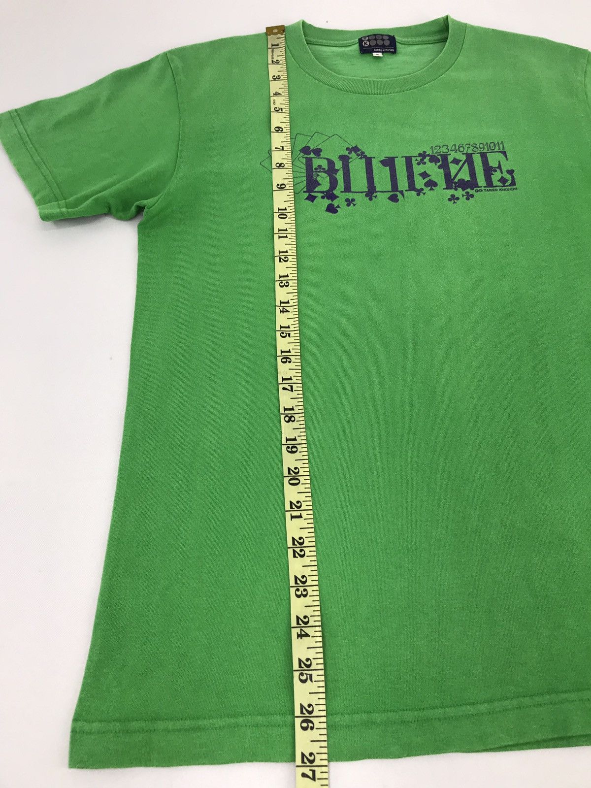 Japanese Brand × Takeo Kikuchi Takeo Kikuchi Big Logo Number Tee Size US S / EU 44-46 / 1 - 9 Thumbnail