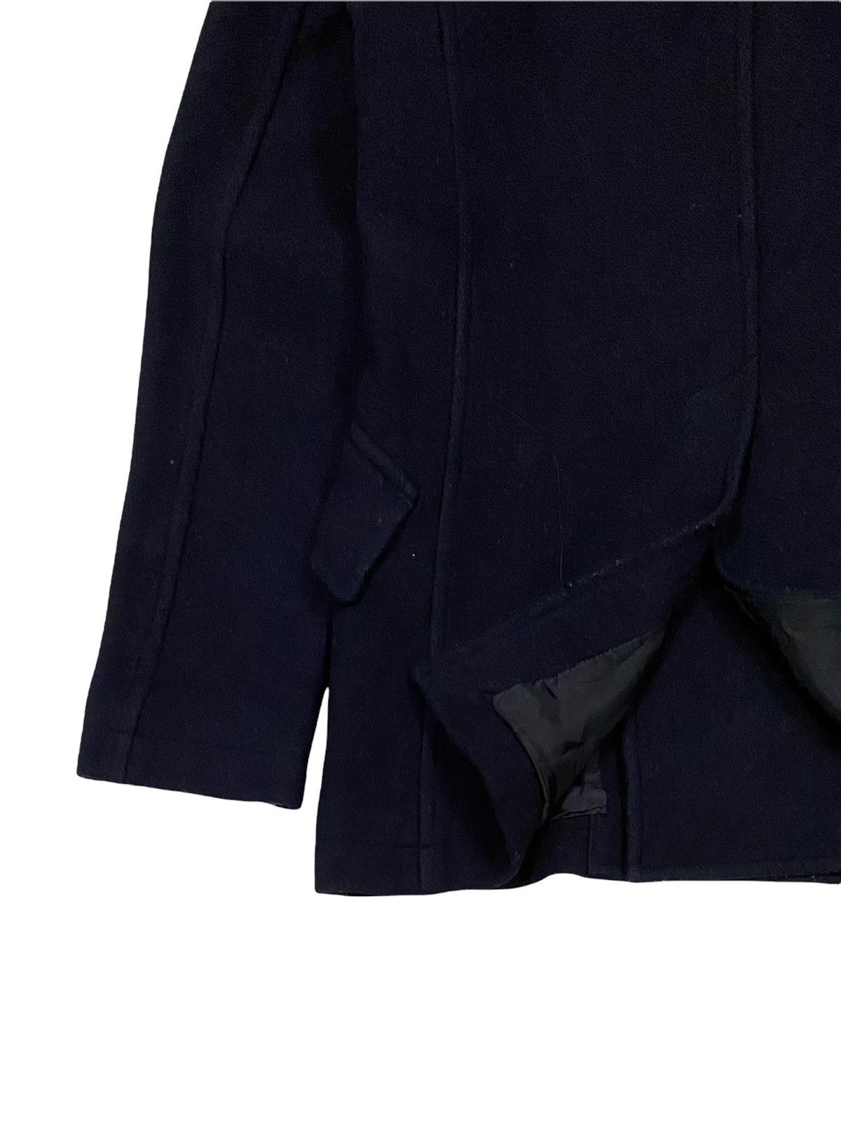 CABANE de ZUCCa × Issey Miyake VTG CABANE DE ZUCCA WOOL BLEND PEACOAT JACKET ISEEY MIYAKE Size US S / EU 44-46 / 1 - 16 Thumbnail