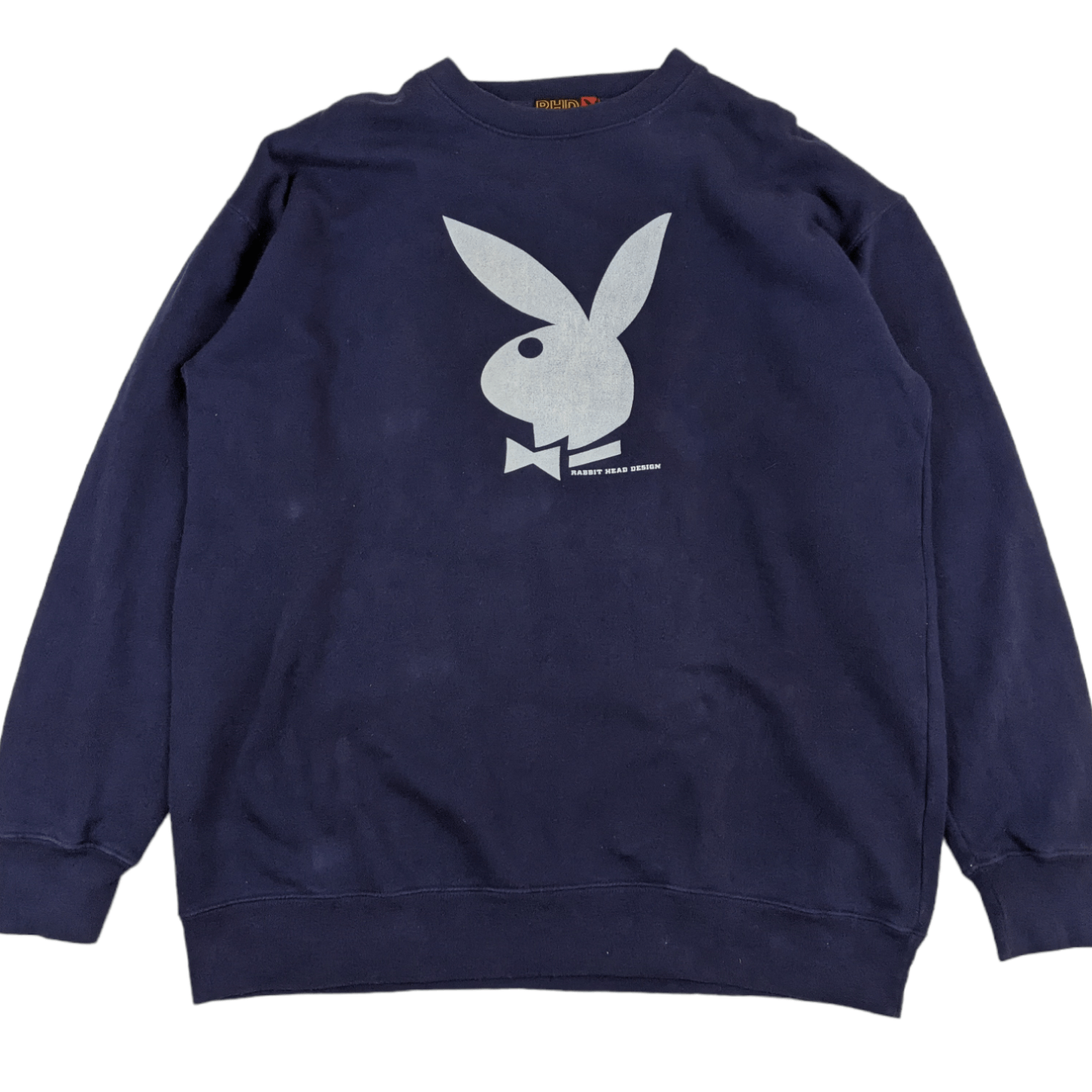 Playboy PLAYBOY Rabbit Head Big Logo Jumper Sweatshirt Size L / US 10 / IT 46 - 2 Thumbnail