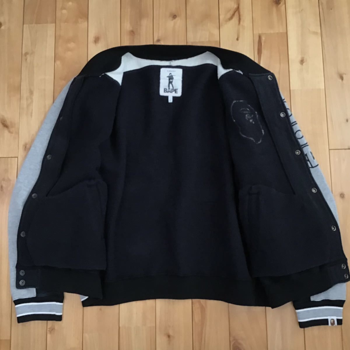 Bape BAPE HEAD LOGO Sweat varsity jacket a bathing ape NIGO Size US L / EU 52-54 / 3 - 4 Thumbnail