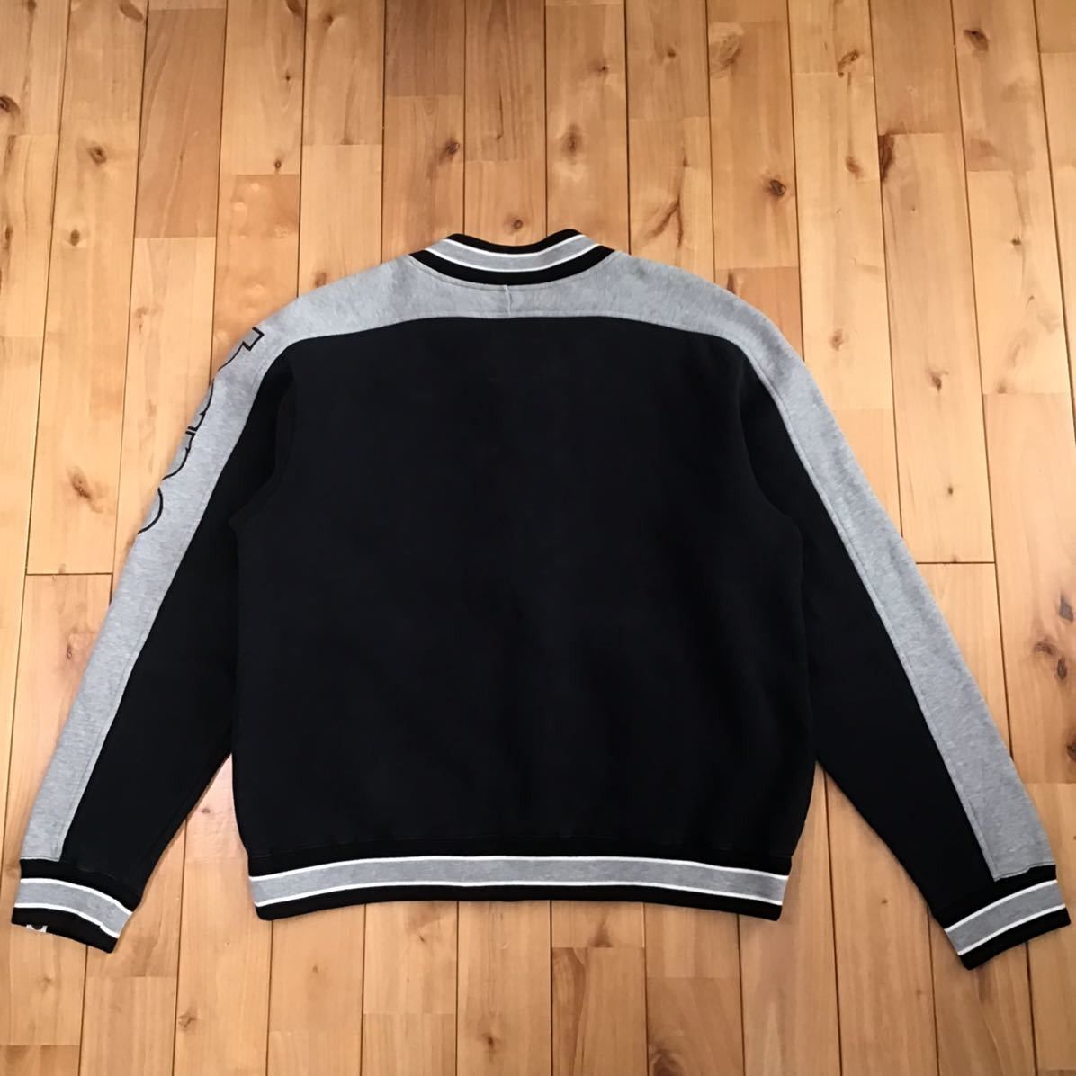 Bape BAPE HEAD LOGO Sweat varsity jacket a bathing ape NIGO Size US L / EU 52-54 / 3 - 2 Thumbnail