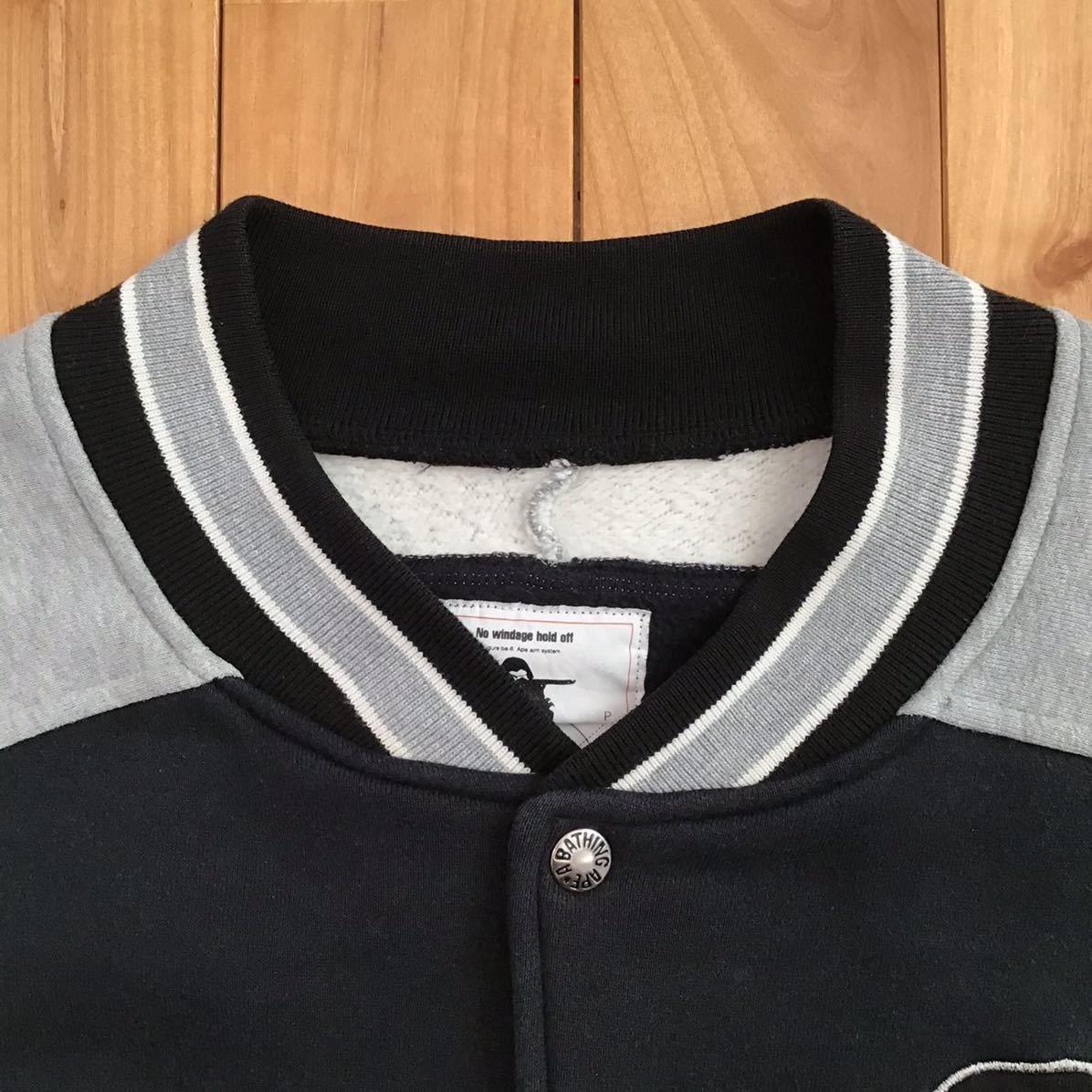 Bape BAPE HEAD LOGO Sweat varsity jacket a bathing ape NIGO Size US L / EU 52-54 / 3 - 5 Thumbnail