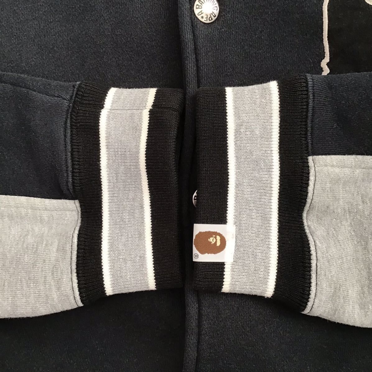 Bape BAPE HEAD LOGO Sweat varsity jacket a bathing ape NIGO Size US L / EU 52-54 / 3 - 6 Thumbnail