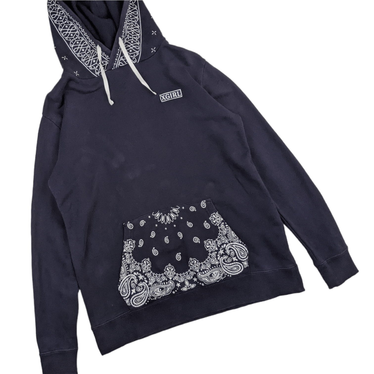 Japanese Brand X-GIRL Hoodie Jumper Sweatshirt Size M / US 6-8 / IT 42-44 - 3 Thumbnail