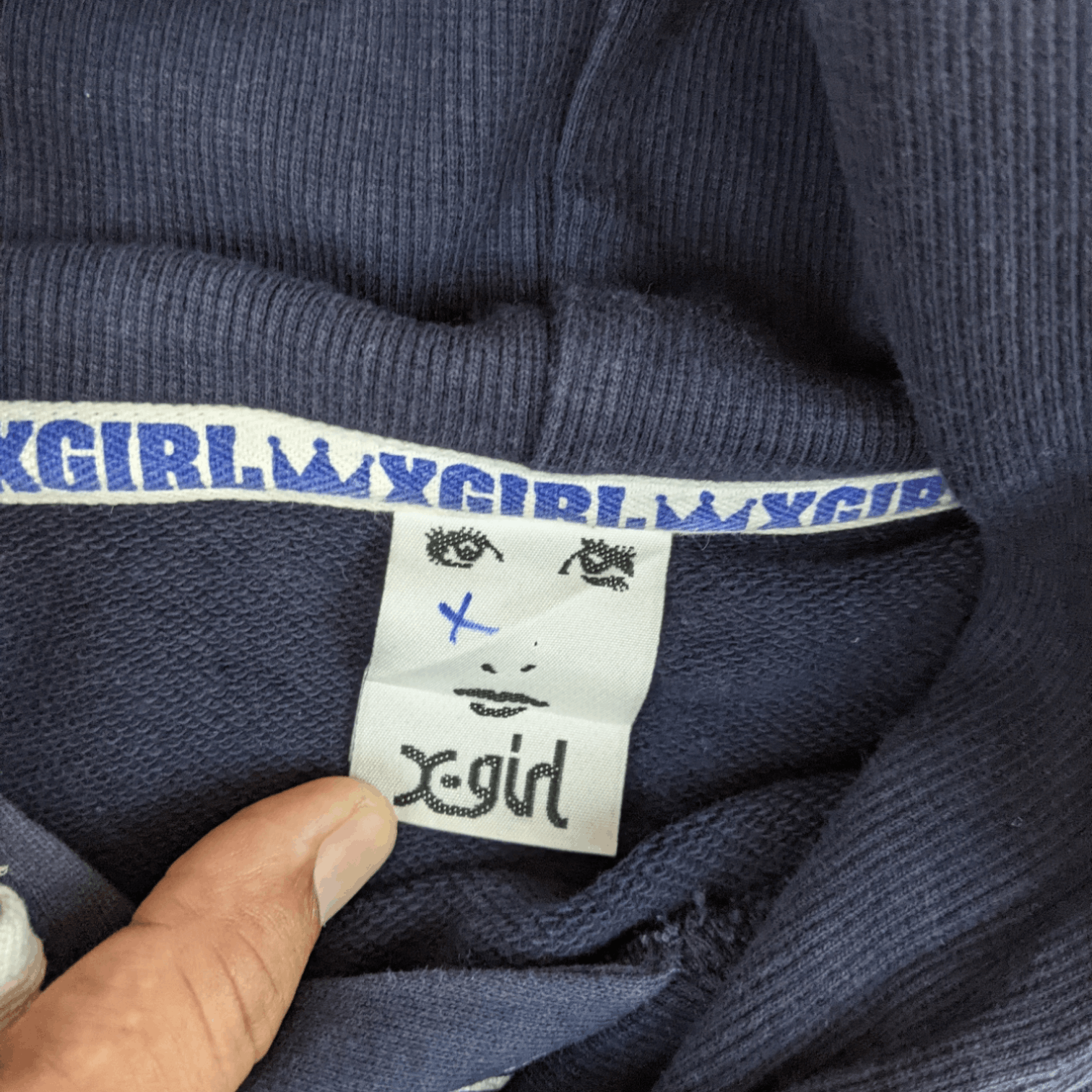 Japanese Brand X-GIRL Hoodie Jumper Sweatshirt Size M / US 6-8 / IT 42-44 - 8 Thumbnail