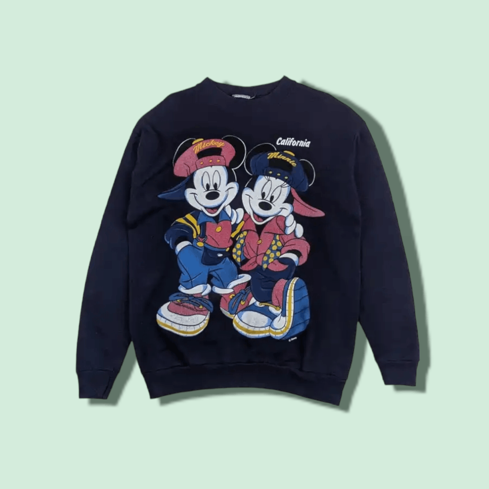 Mickey Mouse Vintage 90's MICKEY MOUSE Jumper Sweatshirt Size M / US 6-8 / IT 42-44 - 1 Thumbnail