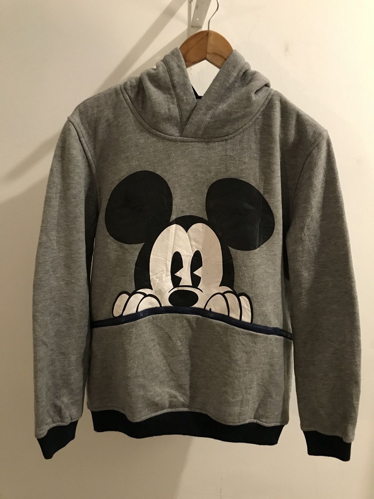 Mickey Mouse Mickey Mouse Hoodie Sweatshirt Front Zipper Big Logo Size US M / EU 48-50 / 2 - 1 Thumbnail