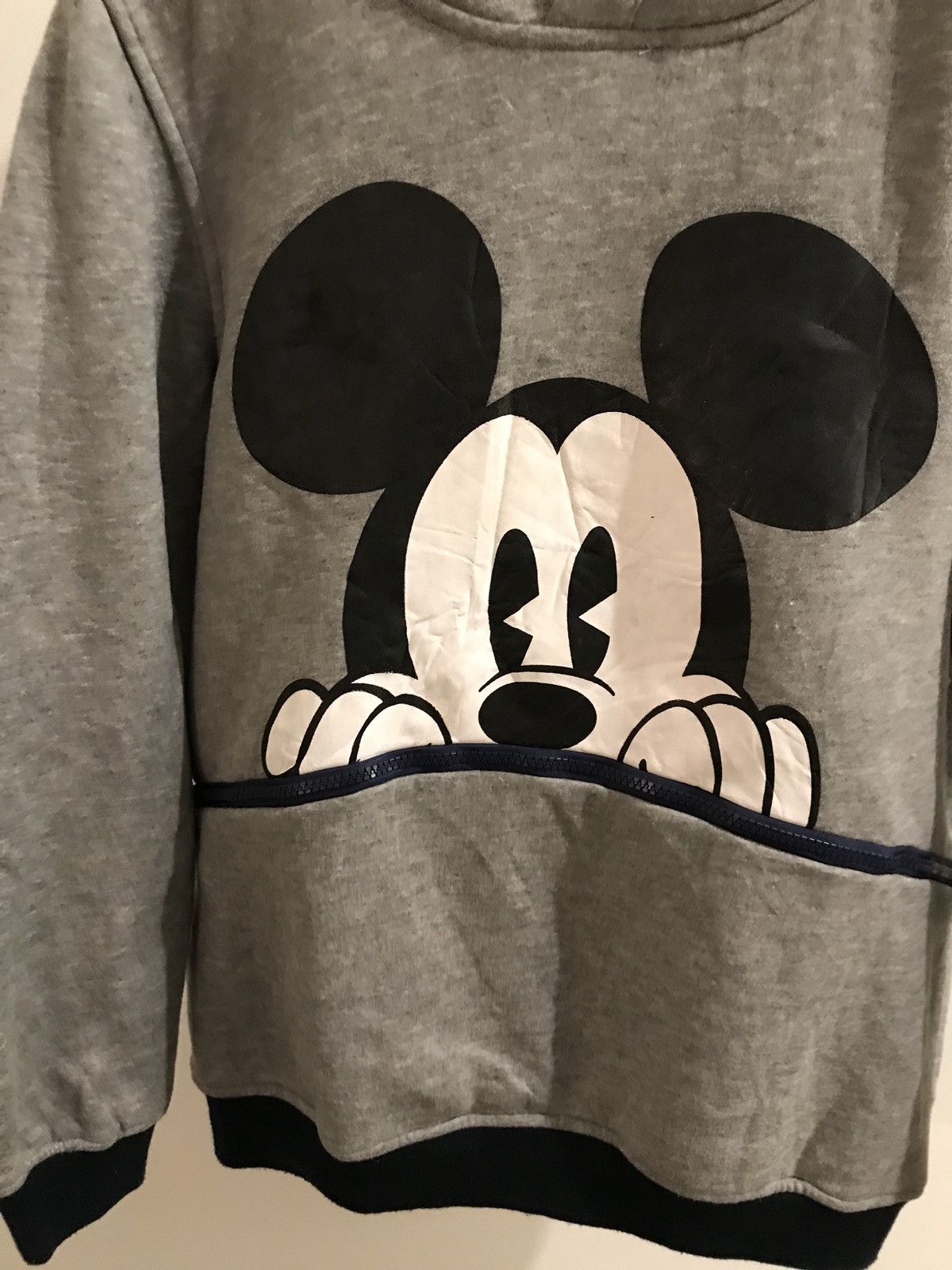 Mickey Mouse Mickey Mouse Hoodie Sweatshirt Front Zipper Big Logo Size US M / EU 48-50 / 2 - 3 Thumbnail