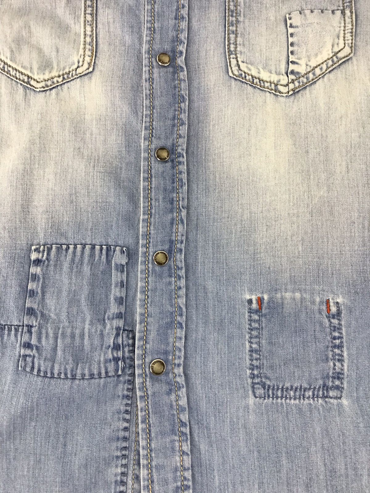 Vintage Vintage Kriff Mayer Distressed Snap Button Western Design Size US M / EU 48-50 / 2 - 4 Thumbnail