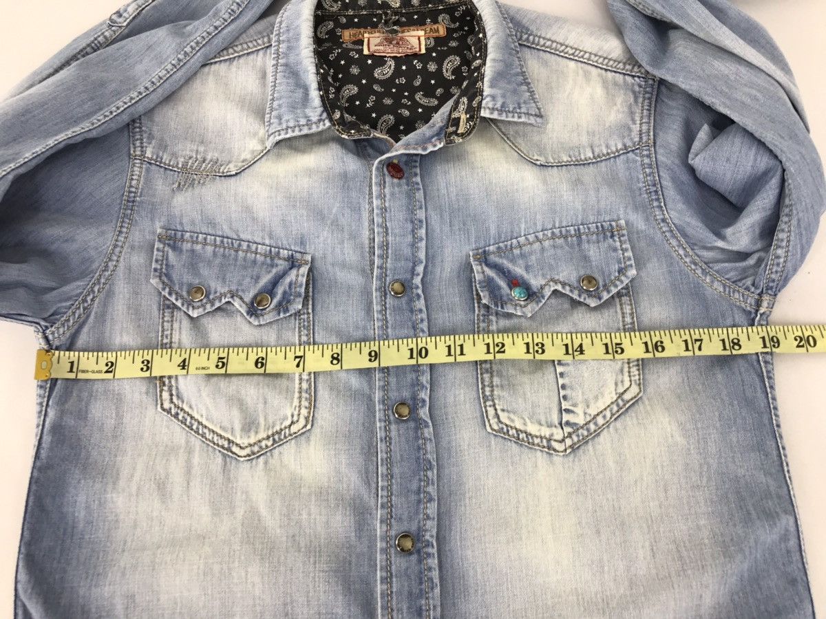 Vintage Vintage Kriff Mayer Distressed Snap Button Western Design Size US M / EU 48-50 / 2 - 15 Thumbnail