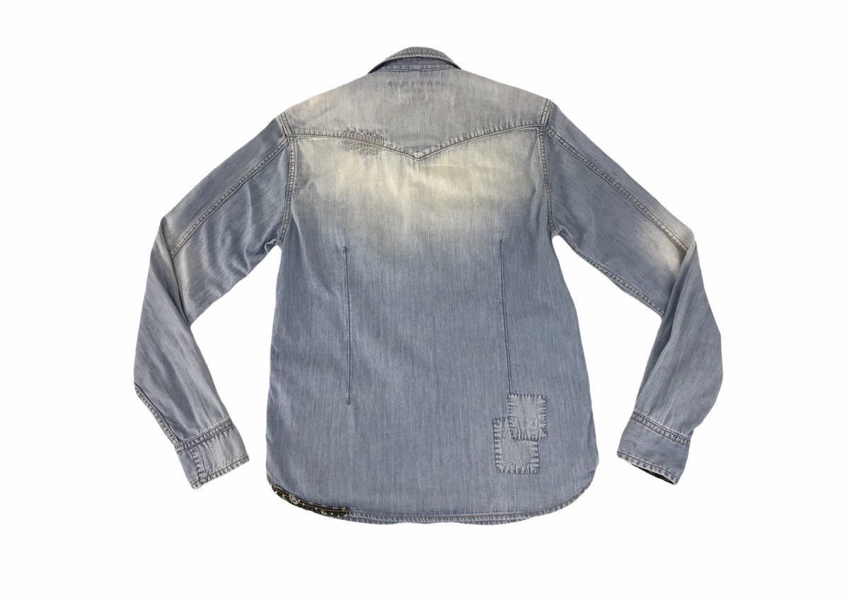Vintage Vintage Kriff Mayer Distressed Snap Button Western Design Size US M / EU 48-50 / 2 - 2 Thumbnail