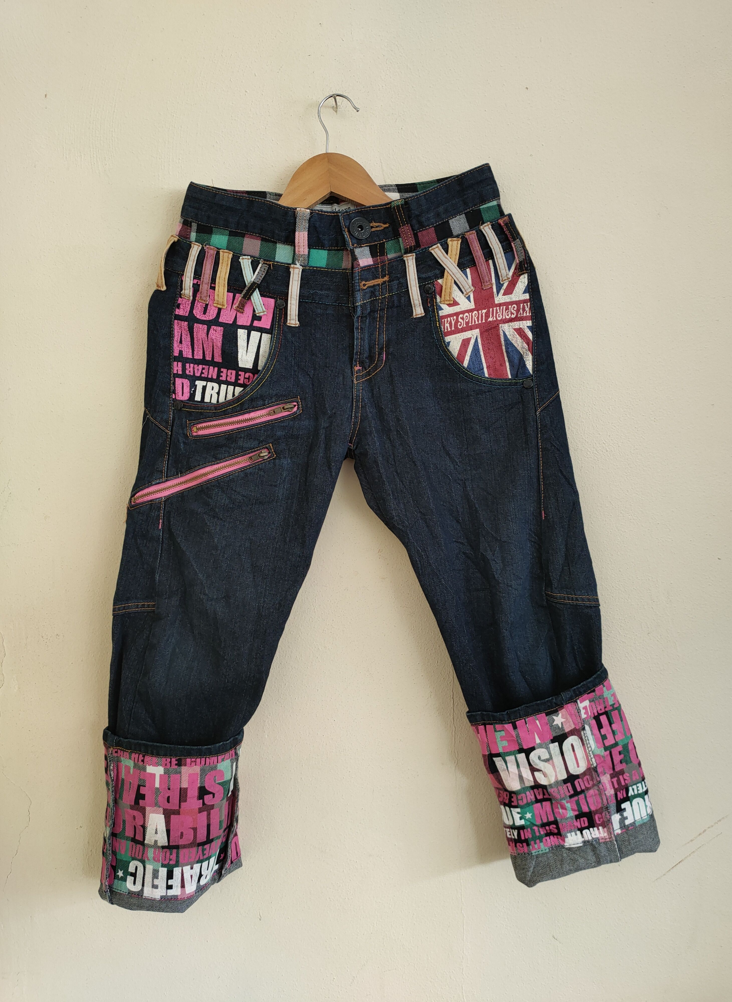 Japanese Brand × Vintage Limited Design 🔥 Sorridere Punky Spirit Jeans Size US 30 / EU 46 - 5 Thumbnail