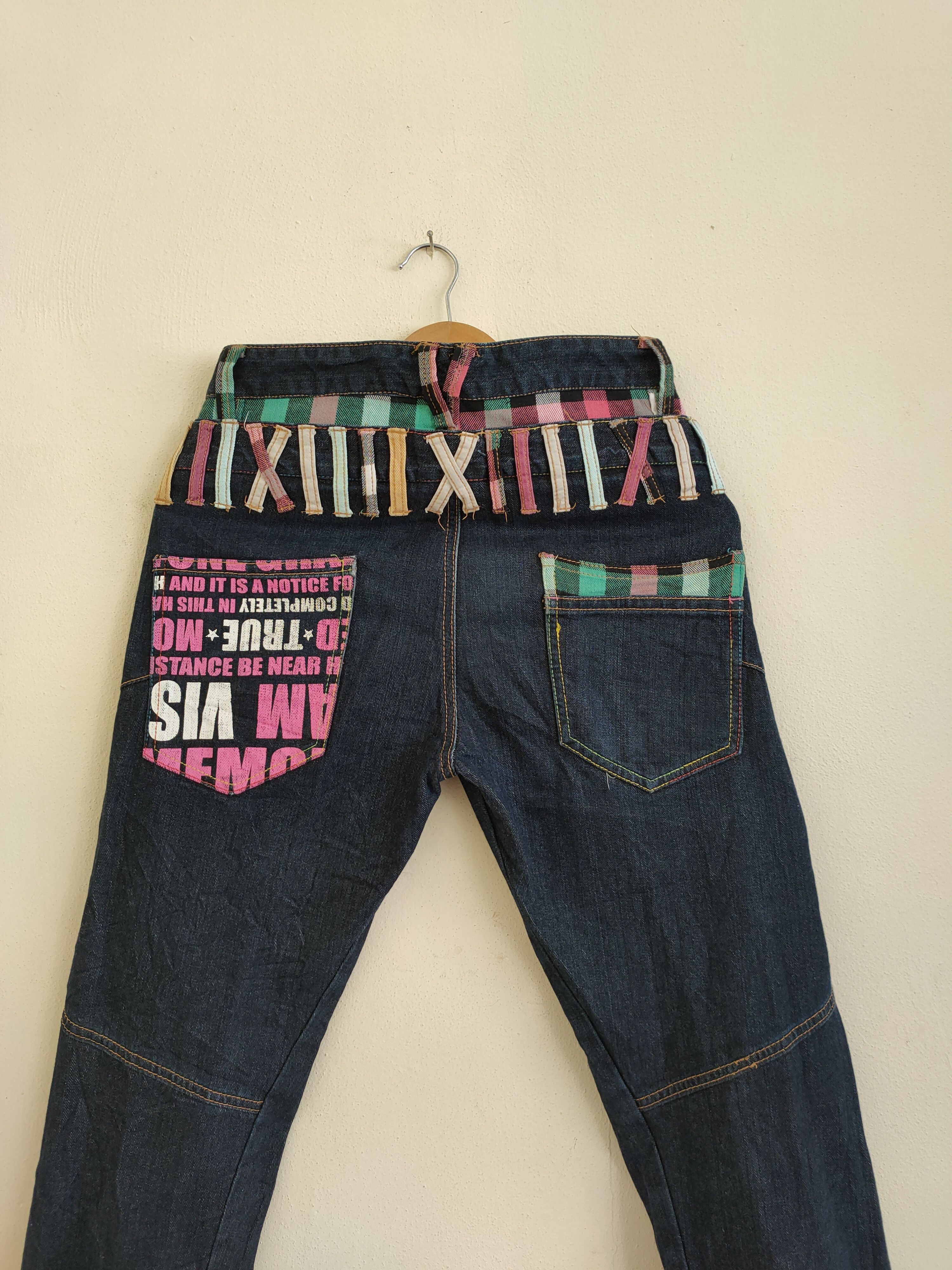 Japanese Brand × Vintage Limited Design 🔥 Sorridere Punky Spirit Jeans Size US 30 / EU 46 - 8 Thumbnail