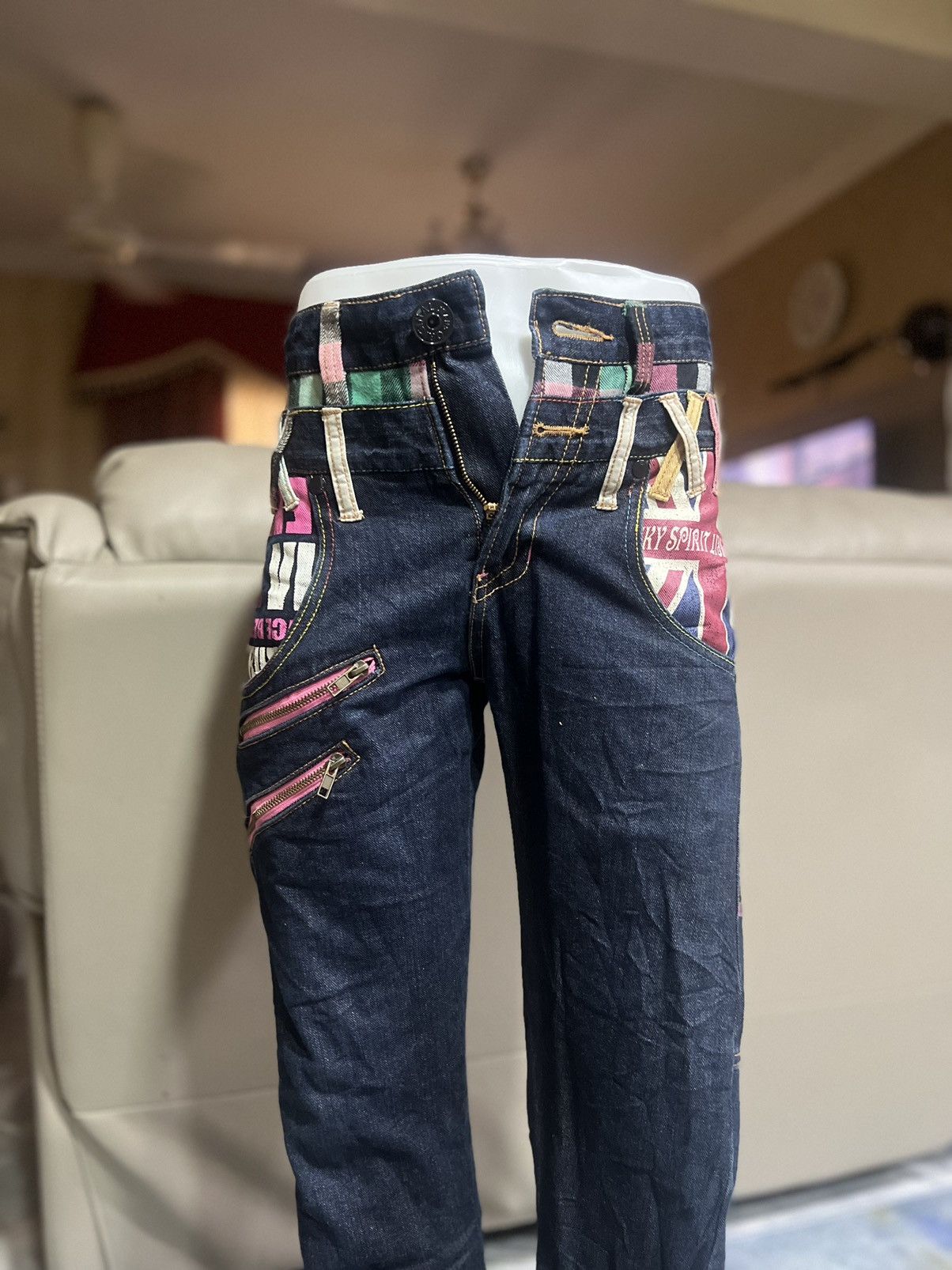 Japanese Brand × Vintage Limited Design 🔥 Sorridere Punky Spirit Jeans Size US 30 / EU 46 - 1 Thumbnail