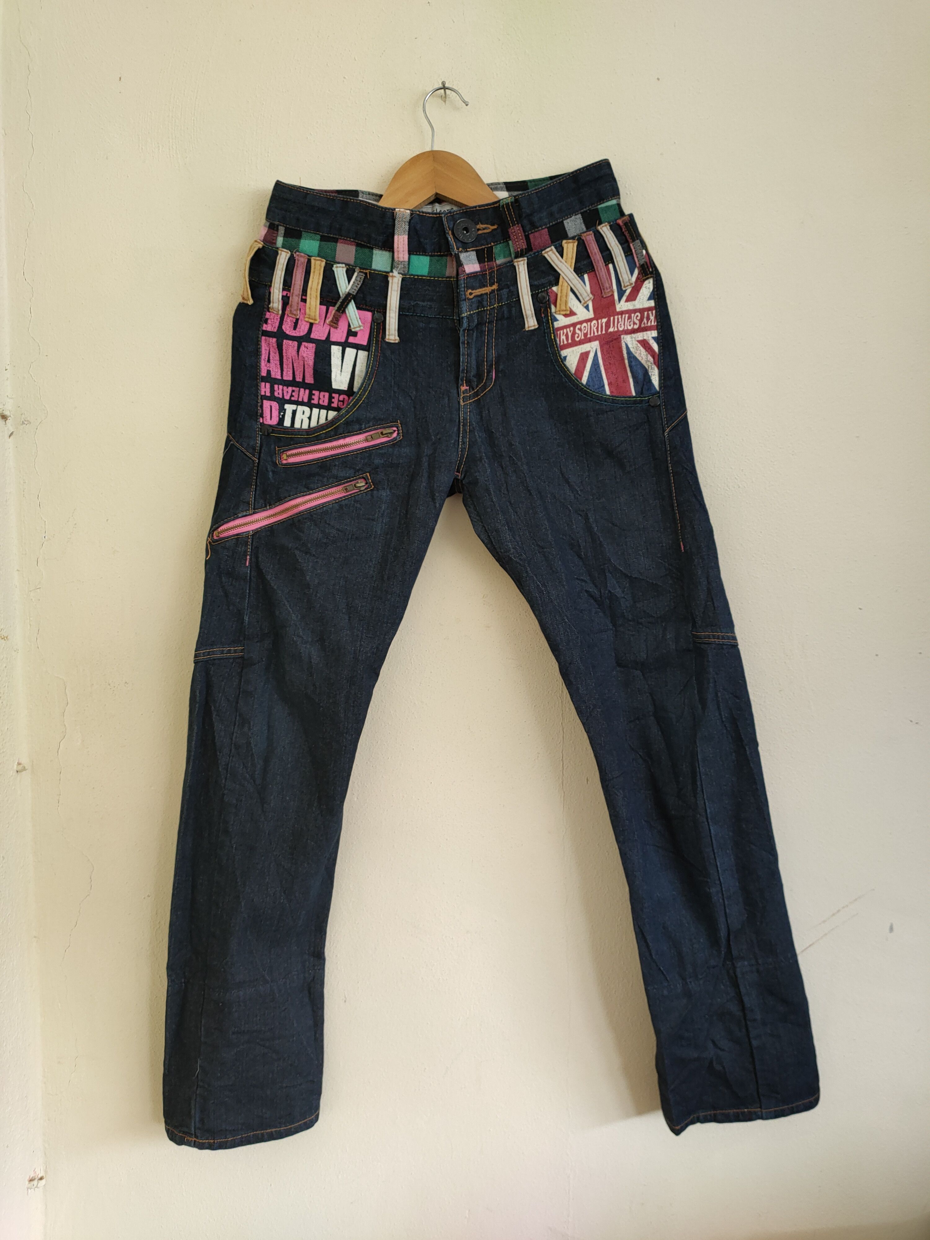 Japanese Brand × Vintage Limited Design 🔥 Sorridere Punky Spirit Jeans Size US 30 / EU 46 - 6 Thumbnail