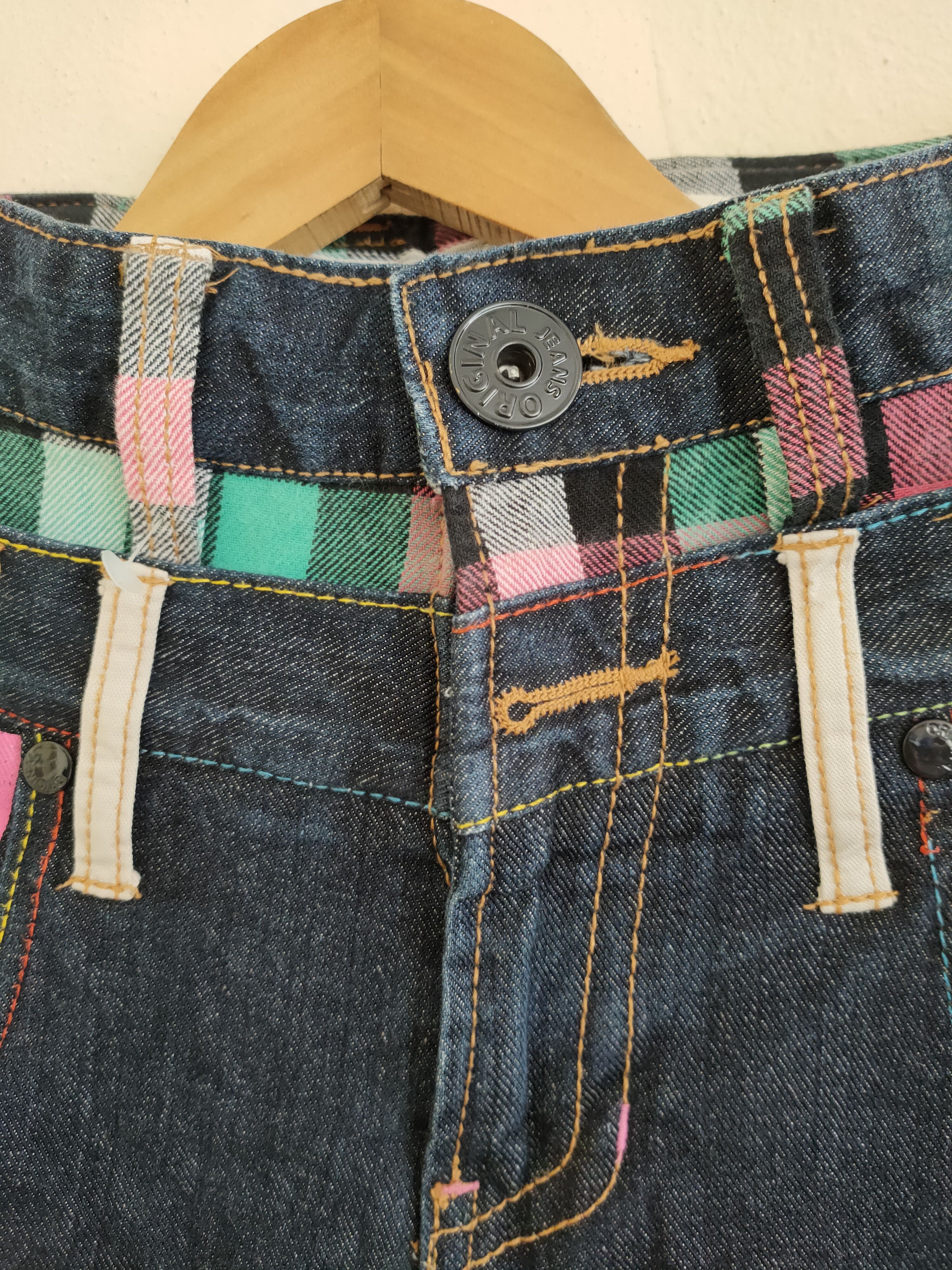 Japanese Brand × Vintage Limited Design 🔥 Sorridere Punky Spirit Jeans Size US 30 / EU 46 - 10 Thumbnail