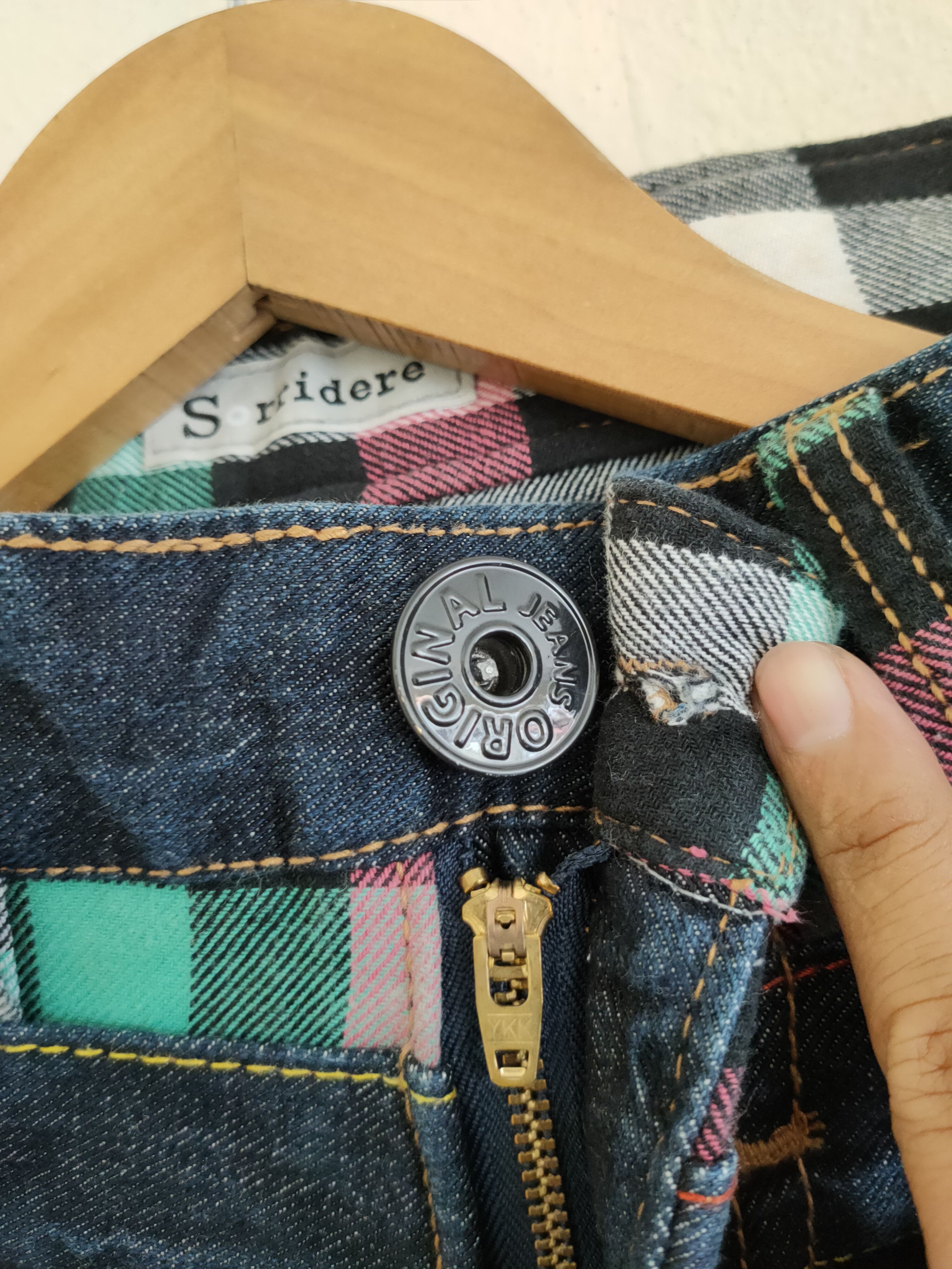 Japanese Brand × Vintage Limited Design 🔥 Sorridere Punky Spirit Jeans Size US 30 / EU 46 - 9 Thumbnail