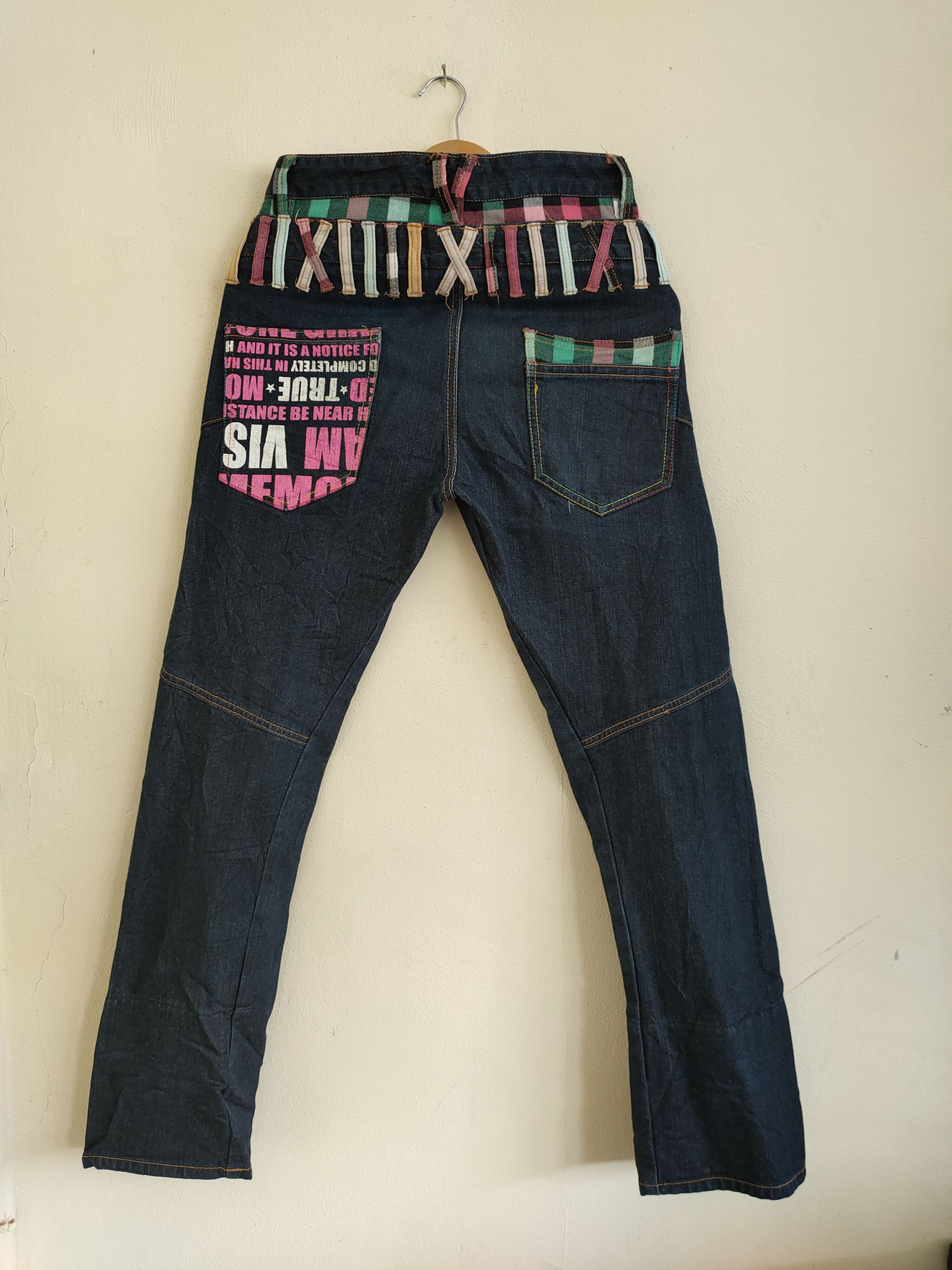 Japanese Brand × Vintage Limited Design 🔥 Sorridere Punky Spirit Jeans Size US 30 / EU 46 - 7 Thumbnail