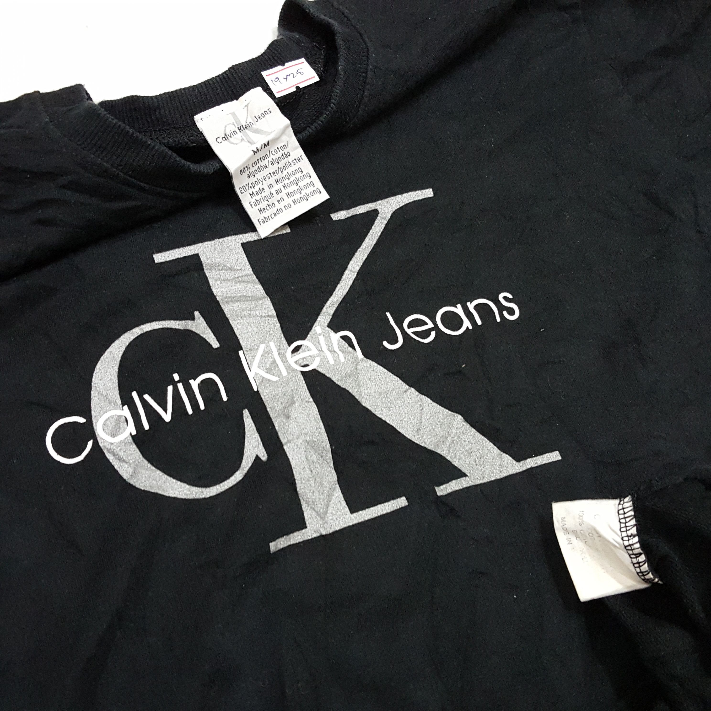 Calvin Klein × Vintage Vintage Calvin Klein big logo long sleeve t-shirt Size US M / EU 48-50 / 2 - 3 Thumbnail