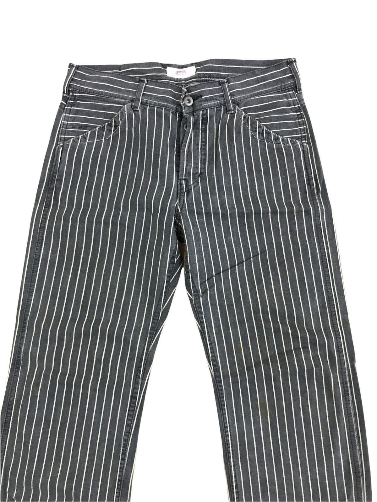 Japanese Brand Domingo Japan Stripes Wabash Workers Kapital Style pants Size US 29 - 3 Thumbnail