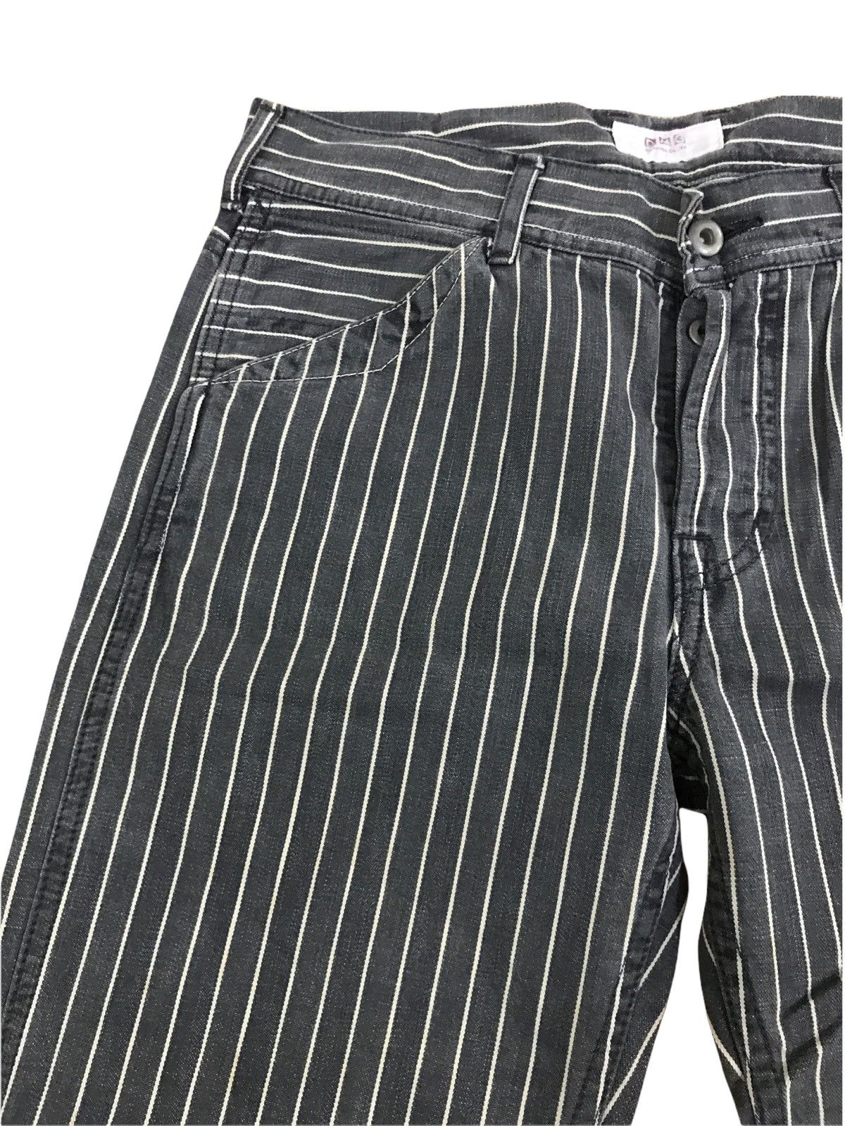 Japanese Brand Domingo Japan Stripes Wabash Workers Kapital Style pants Size US 29 - 6 Thumbnail