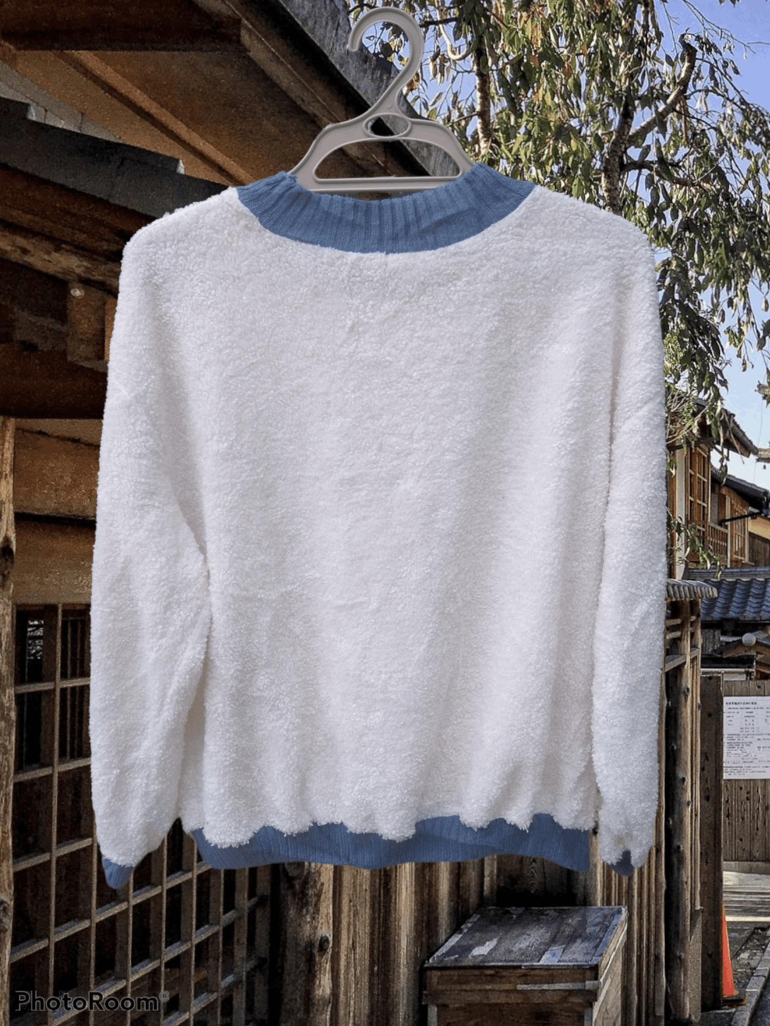 Aran Isles Knitwear × Japanese Brand JAPANESE BRAND KNITT & FLEECE BLEND SWEATER Size M / US 6-8 / IT 42-44 - 2 Thumbnail