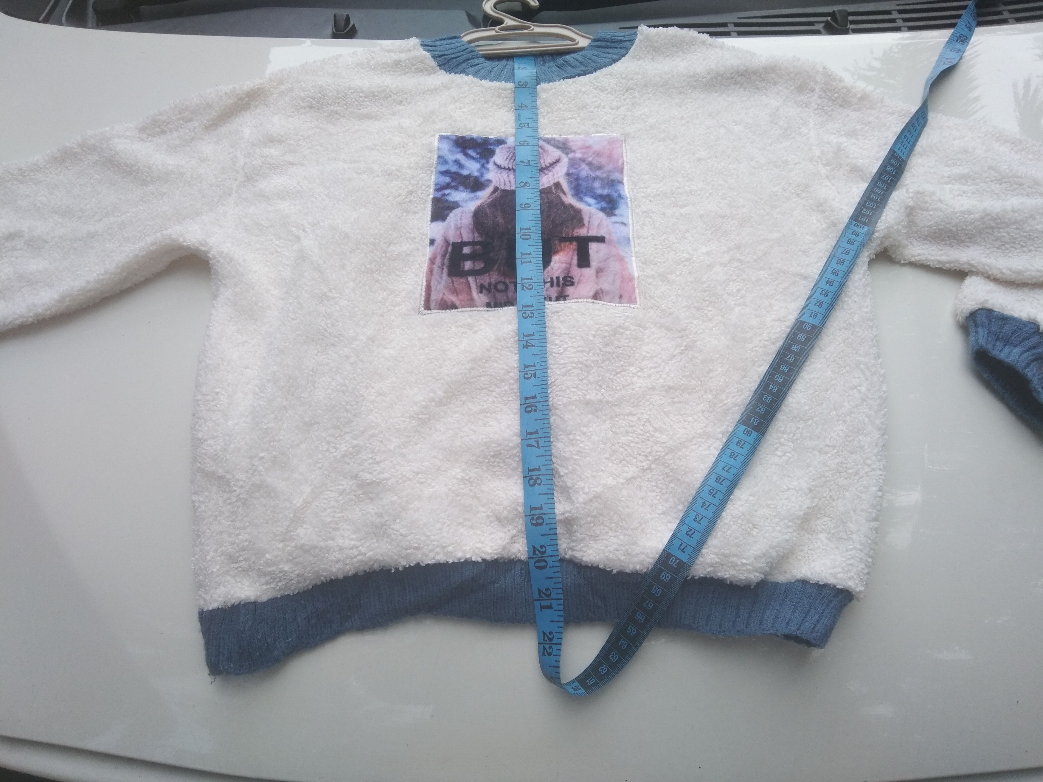 Aran Isles Knitwear × Japanese Brand JAPANESE BRAND KNITT & FLEECE BLEND SWEATER Size M / US 6-8 / IT 42-44 - 7 Thumbnail