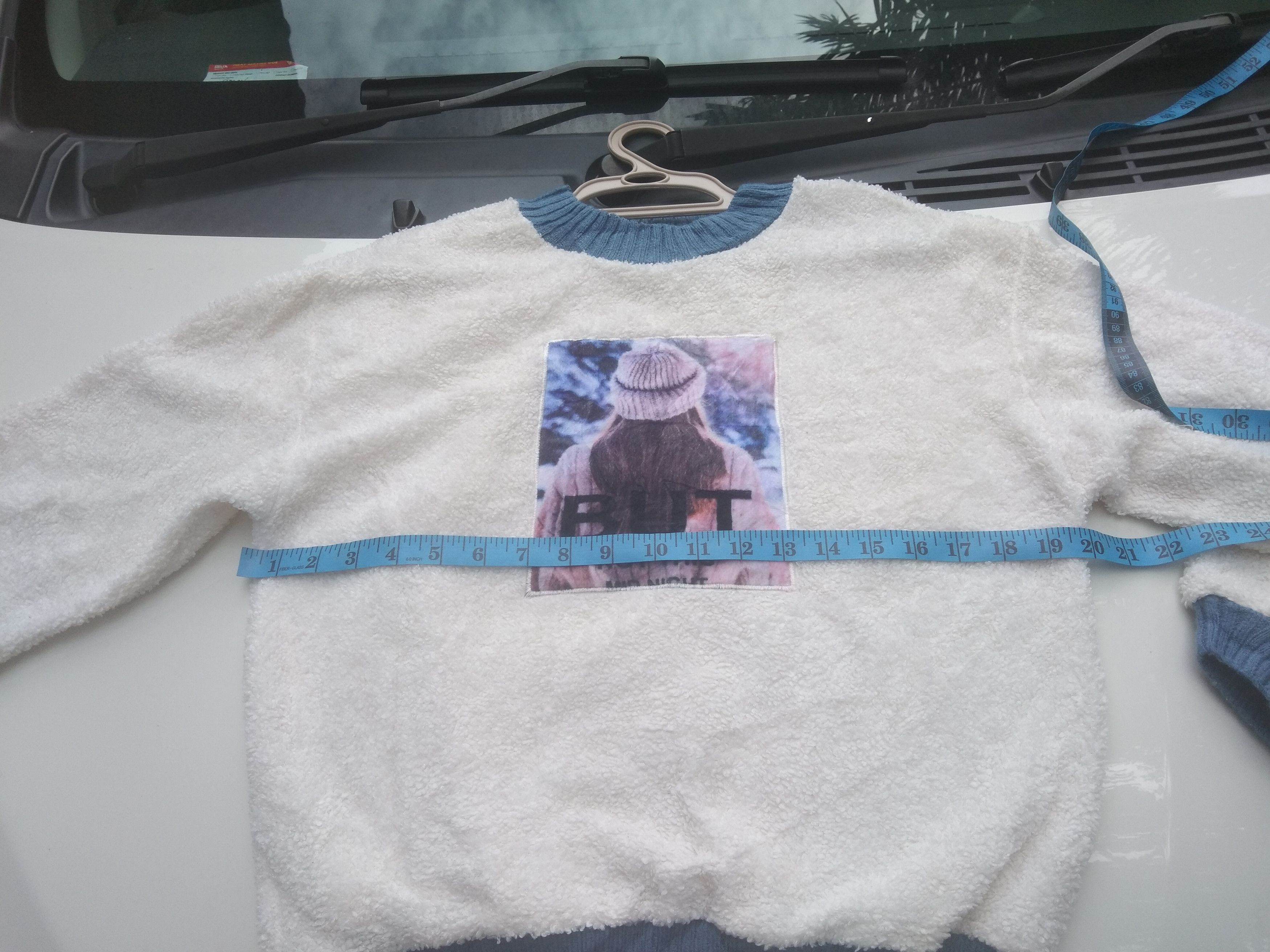 Aran Isles Knitwear × Japanese Brand JAPANESE BRAND KNITT & FLEECE BLEND SWEATER Size M / US 6-8 / IT 42-44 - 8 Thumbnail