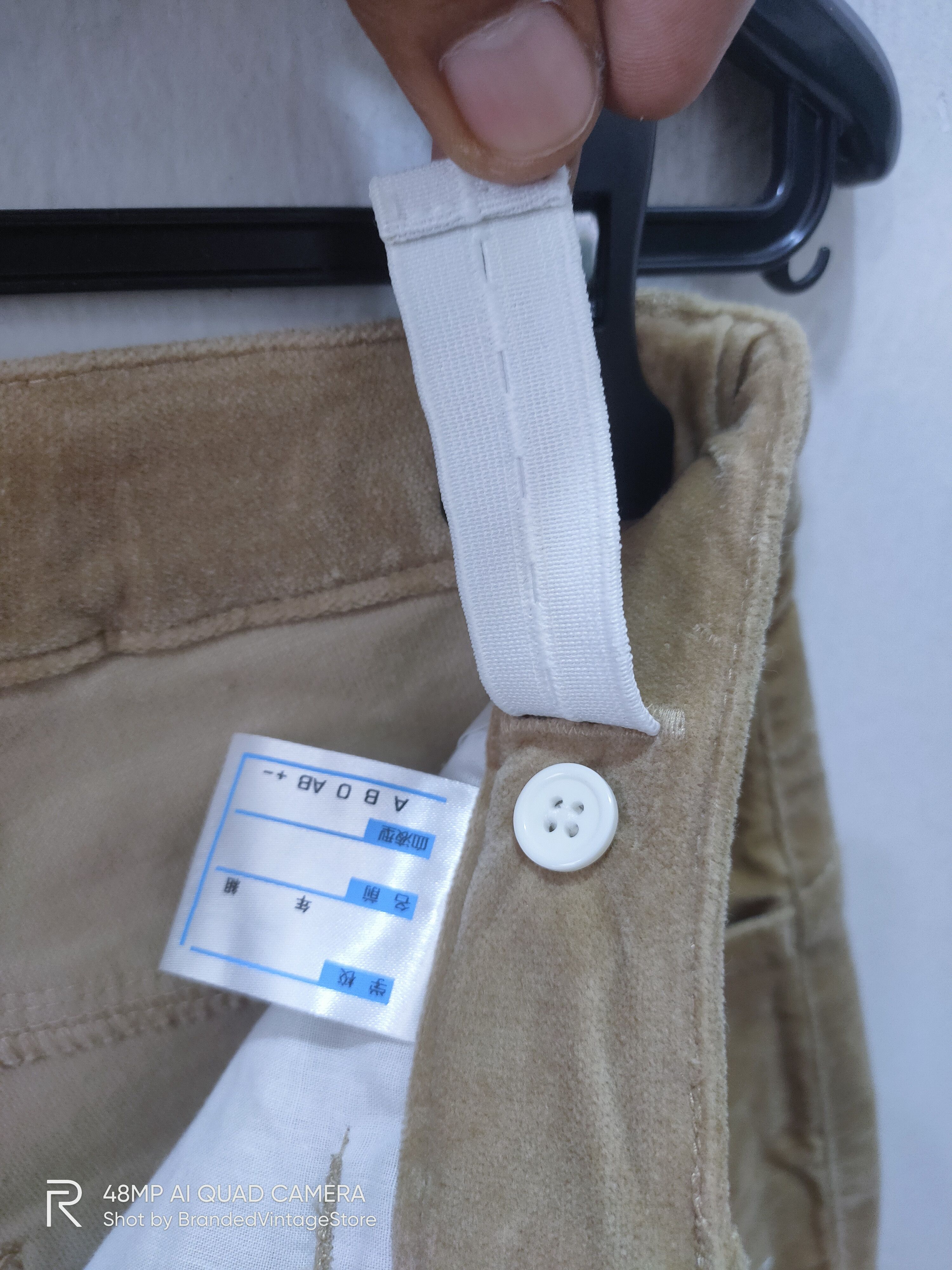 S/STERE × Velvet MY SISTER Women Embroidery Velvet Flare Trouser Denim Pants Size 28" / US 6 / IT 42 - 20 Thumbnail
