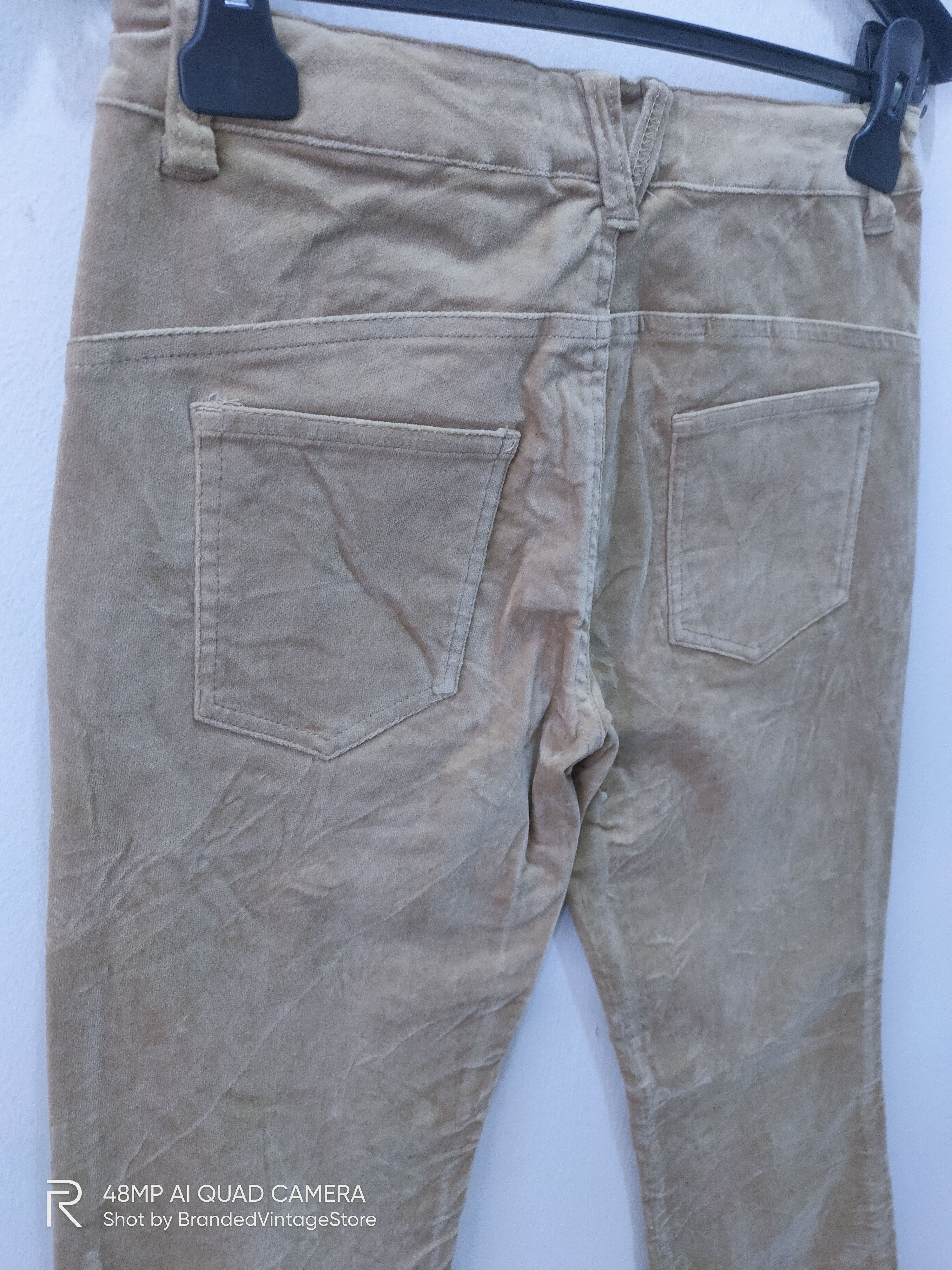 S/STERE × Velvet MY SISTER Women Embroidery Velvet Flare Trouser Denim Pants Size 28" / US 6 / IT 42 - 14 Thumbnail