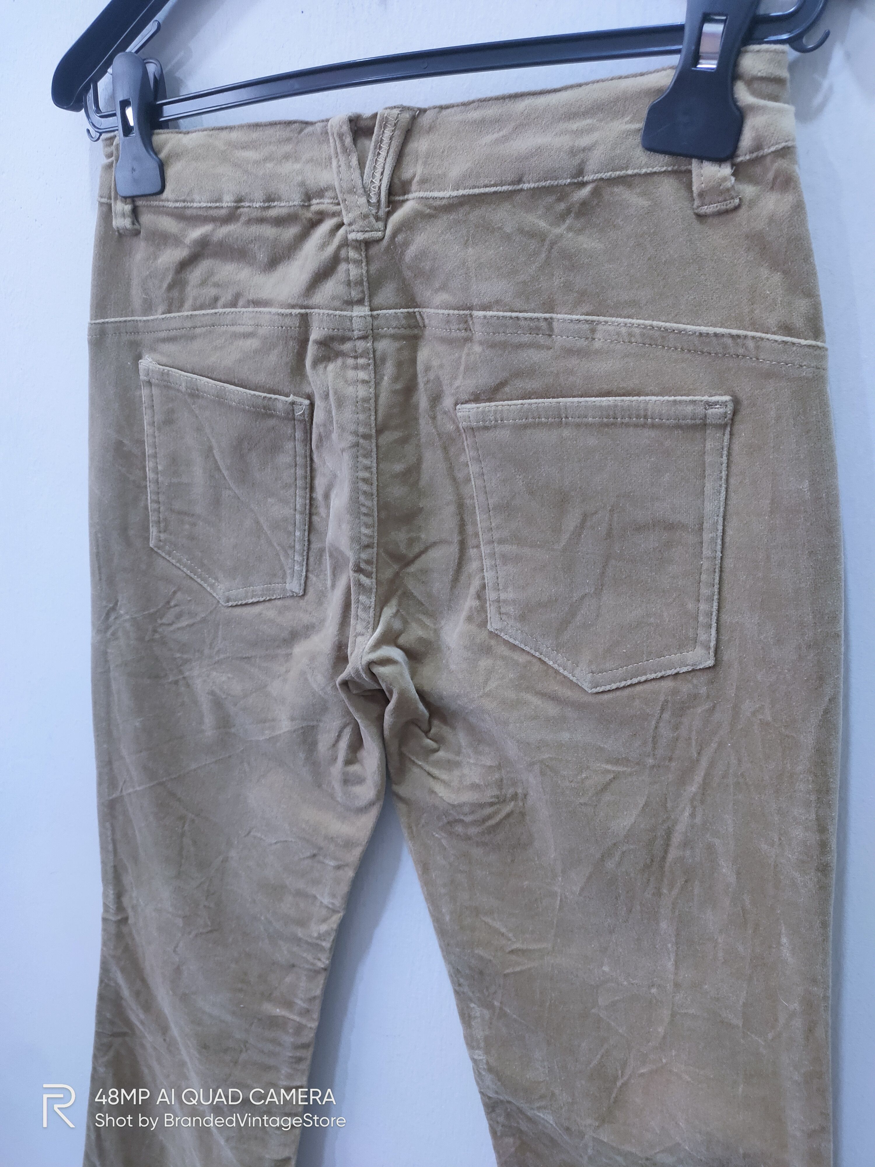 S/STERE × Velvet MY SISTER Women Embroidery Velvet Flare Trouser Denim Pants Size 28" / US 6 / IT 42 - 15 Thumbnail