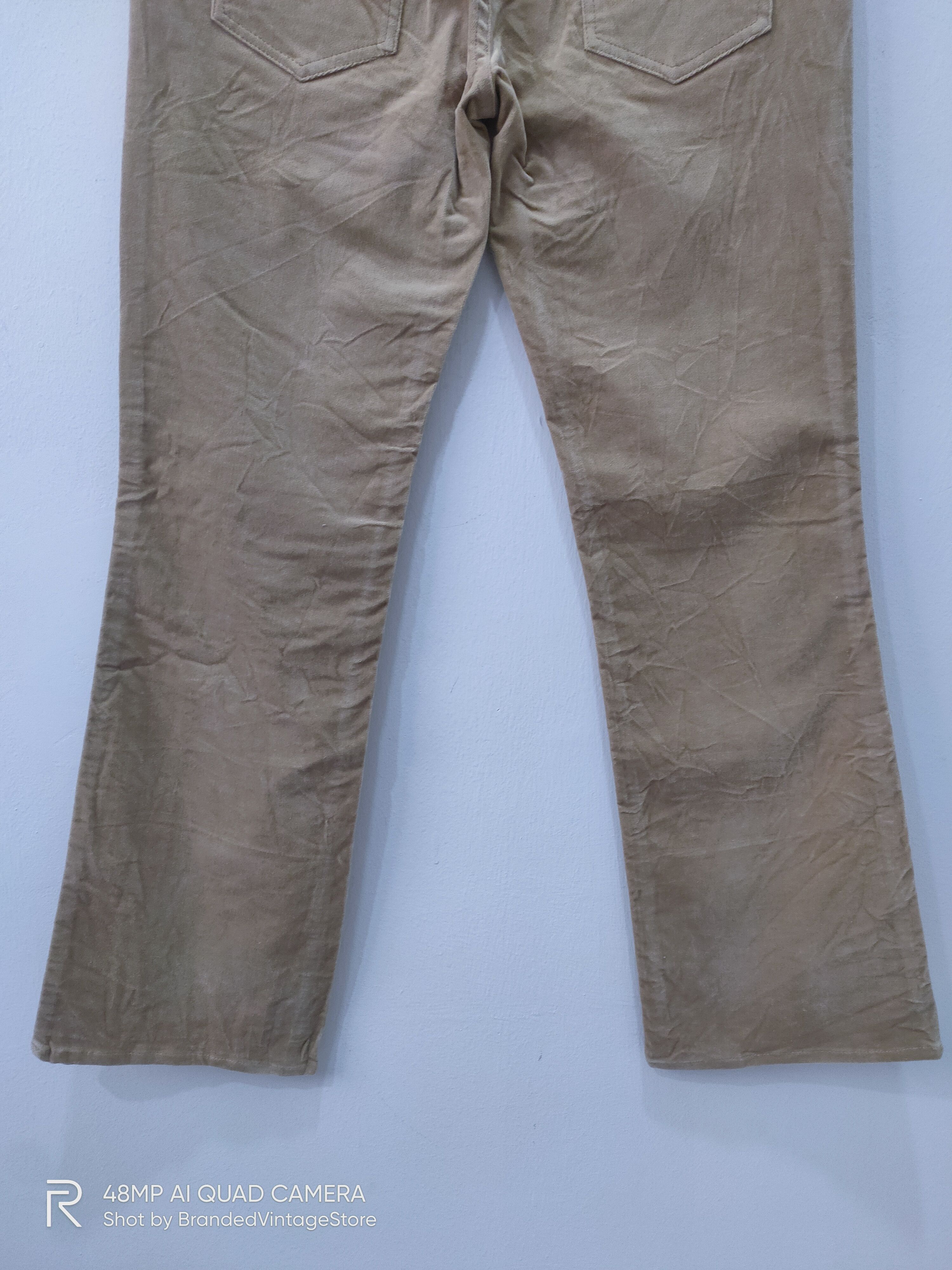 S/STERE × Velvet MY SISTER Women Embroidery Velvet Flare Trouser Denim Pants Size 28" / US 6 / IT 42 - 13 Thumbnail