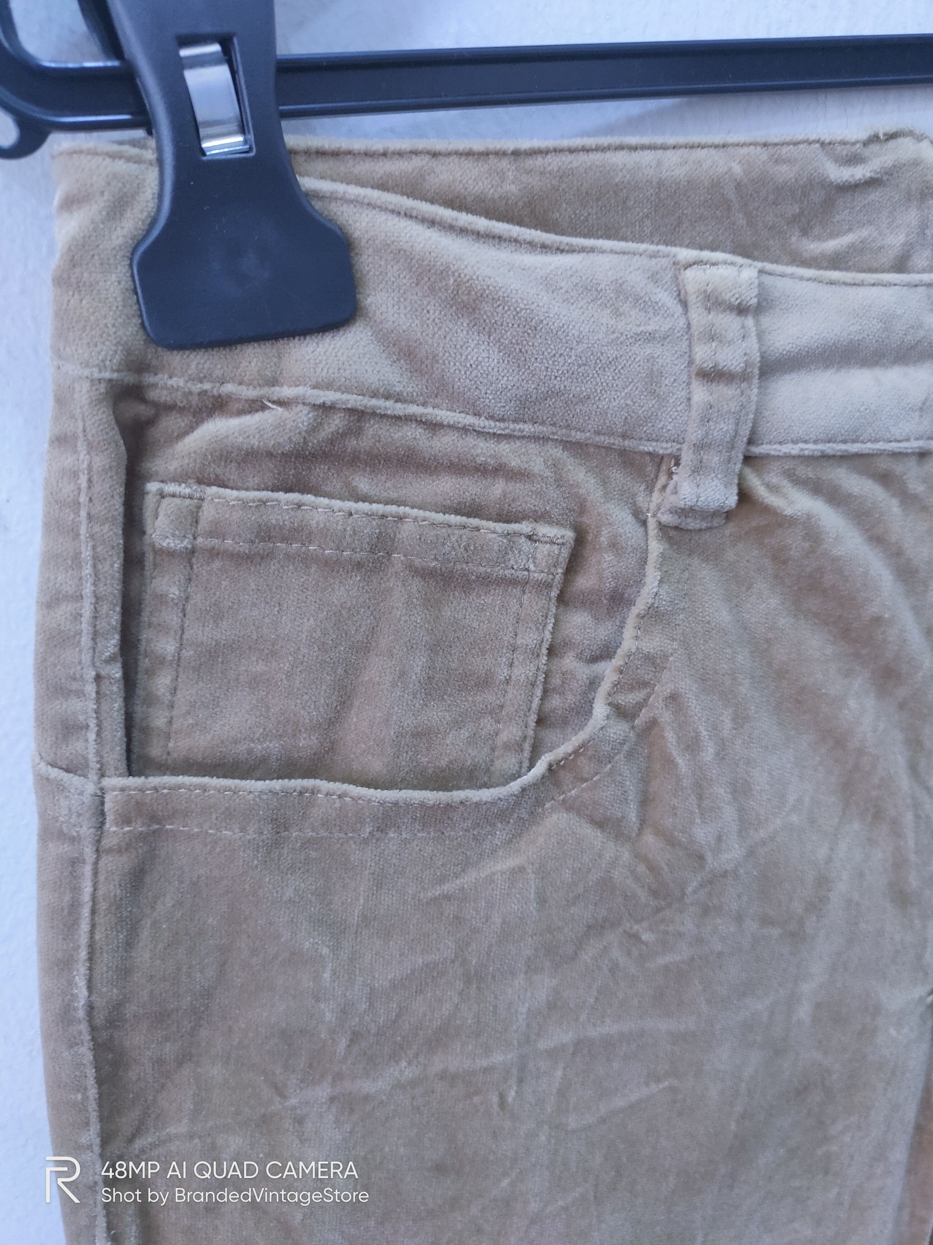 S/STERE × Velvet MY SISTER Women Embroidery Velvet Flare Trouser Denim Pants Size 28" / US 6 / IT 42 - 10 Thumbnail