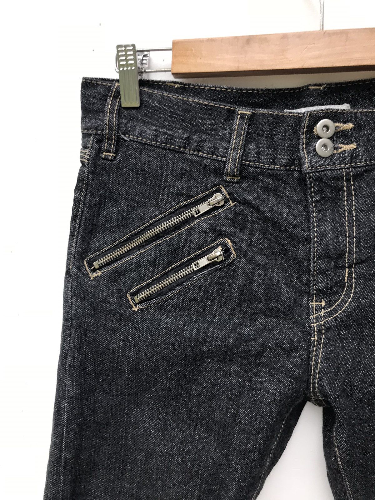 Japanese Brand Japanese Brand ENVEROBE Zipper Jeans Size US 30 / EU 46 - 4 Thumbnail