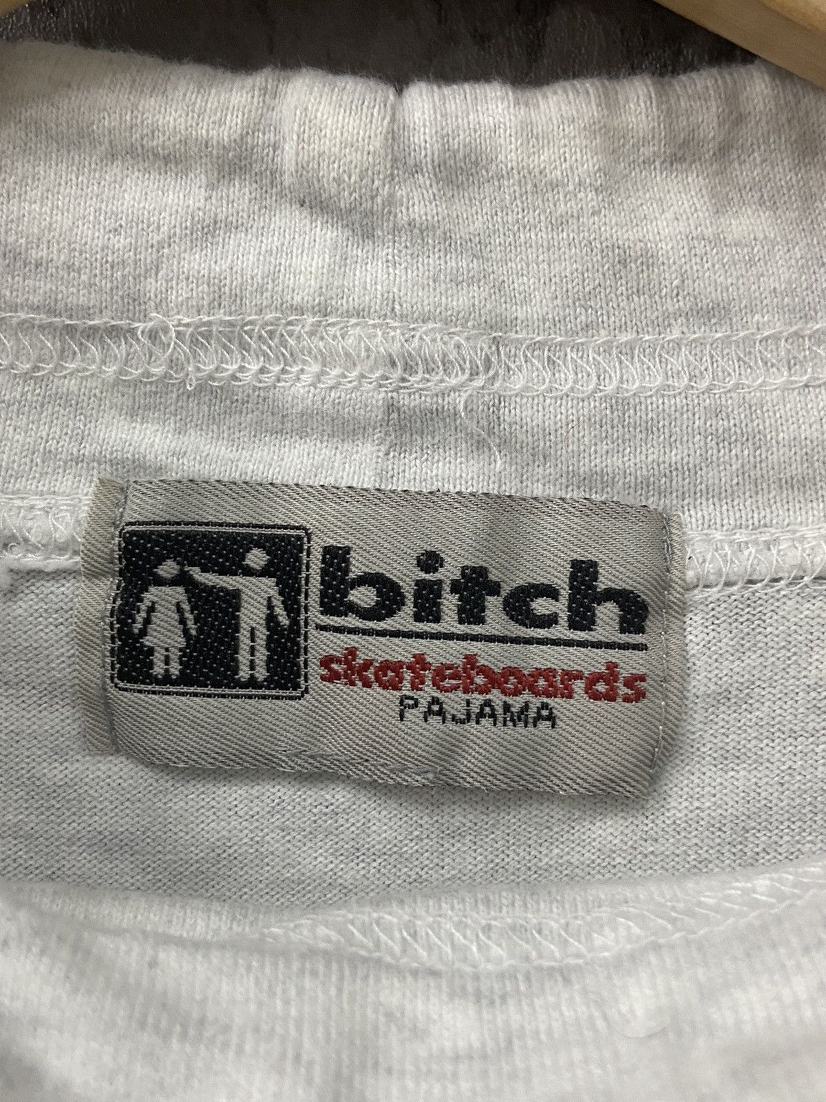 Hook-Ups × Vintage Vintage 90’s Bitch Skateboard Drawstring Tshirt Size US M / EU 48-50 / 2 - 9 Thumbnail