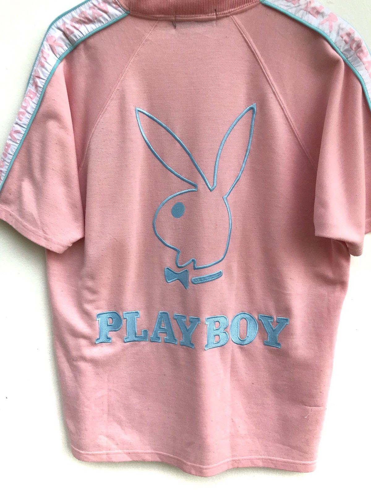 Playboy Vintage Playboy Big Logo SL Side Tape Sweatshirt Tee Size US L / EU 52-54 / 3 - 4 Thumbnail