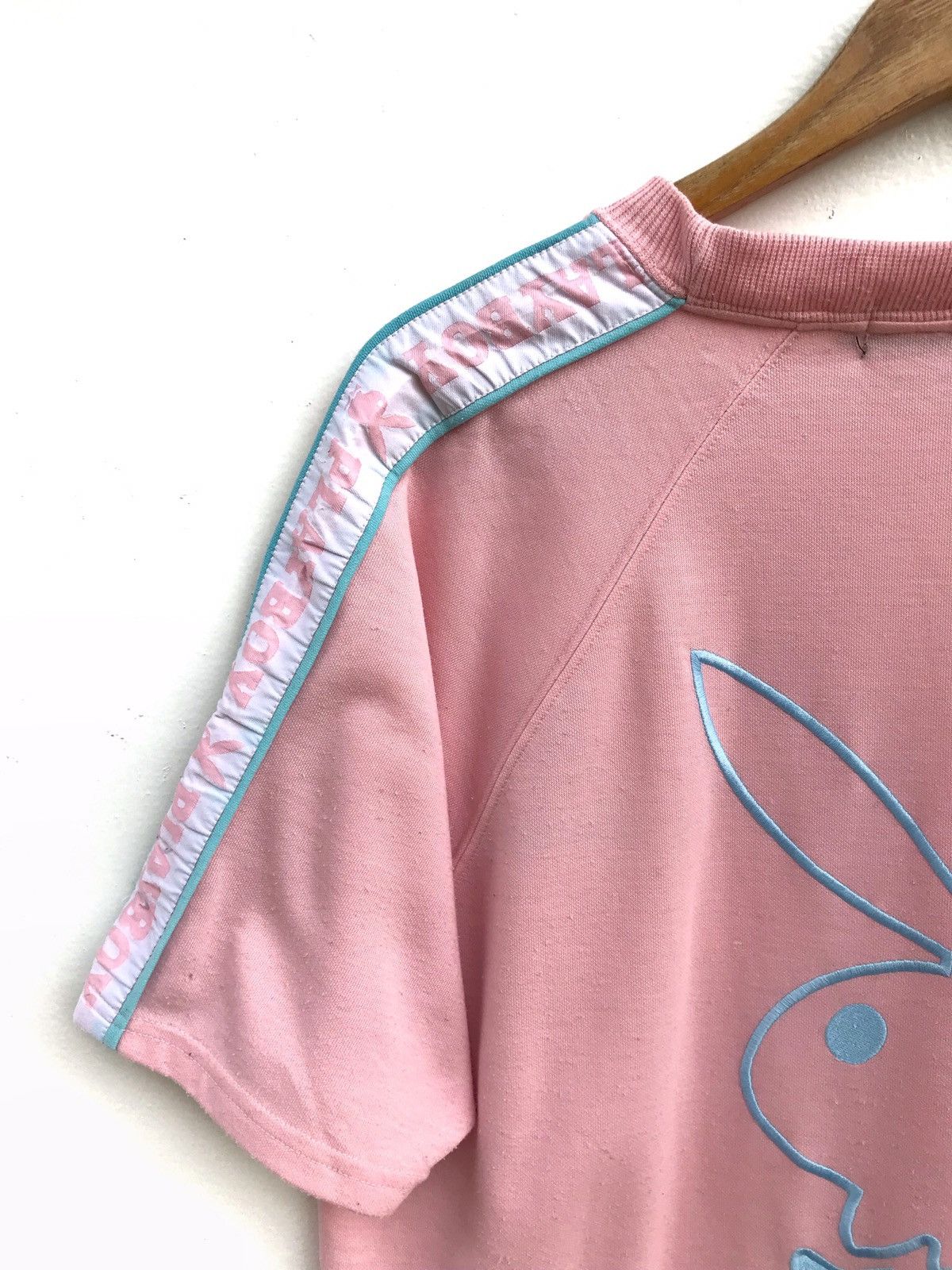Playboy Vintage Playboy Big Logo SL Side Tape Sweatshirt Tee Size US L / EU 52-54 / 3 - 5 Thumbnail