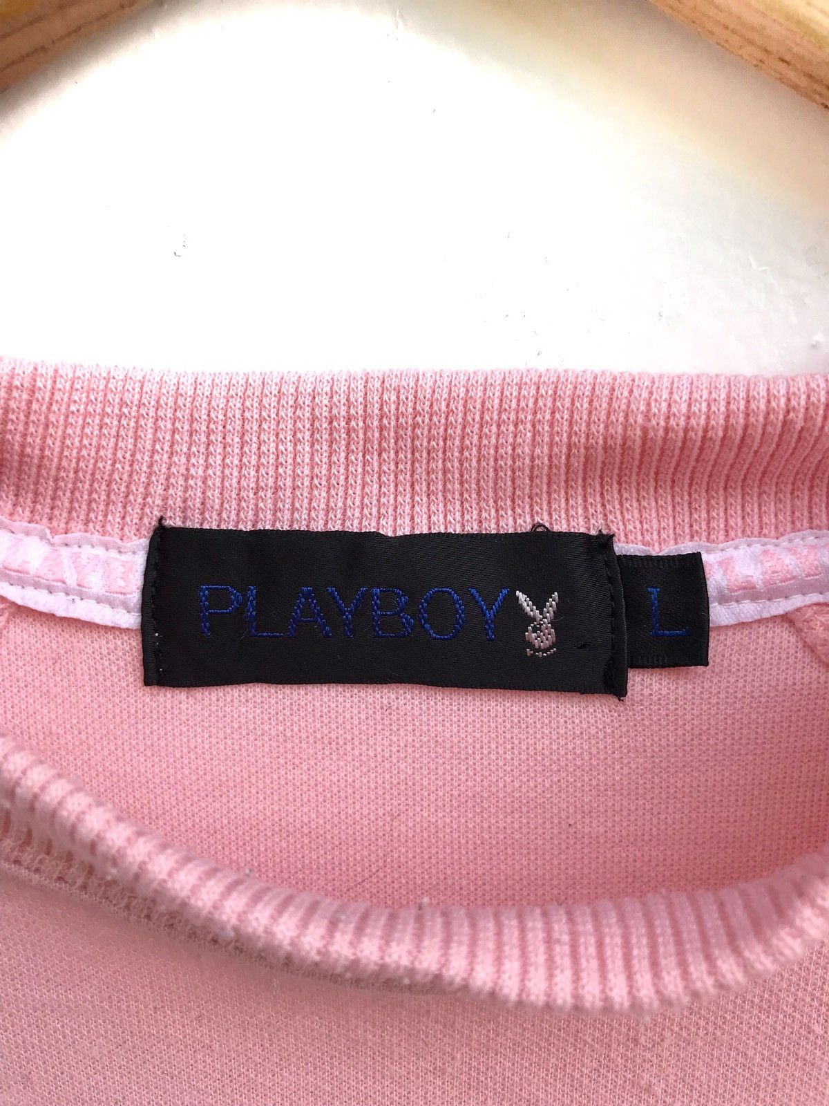 Playboy Vintage Playboy Big Logo SL Side Tape Sweatshirt Tee Size US L / EU 52-54 / 3 - 8 Thumbnail