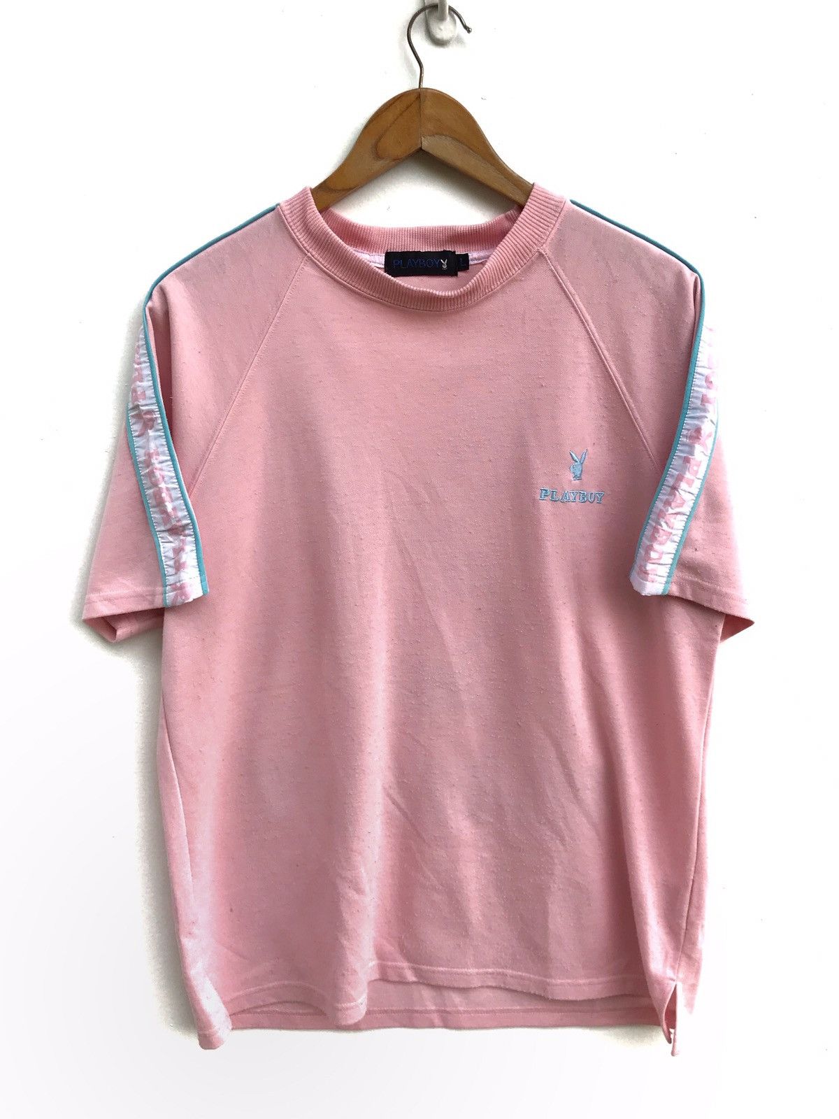 Playboy Vintage Playboy Big Logo SL Side Tape Sweatshirt Tee Size US L / EU 52-54 / 3 - 2 Thumbnail