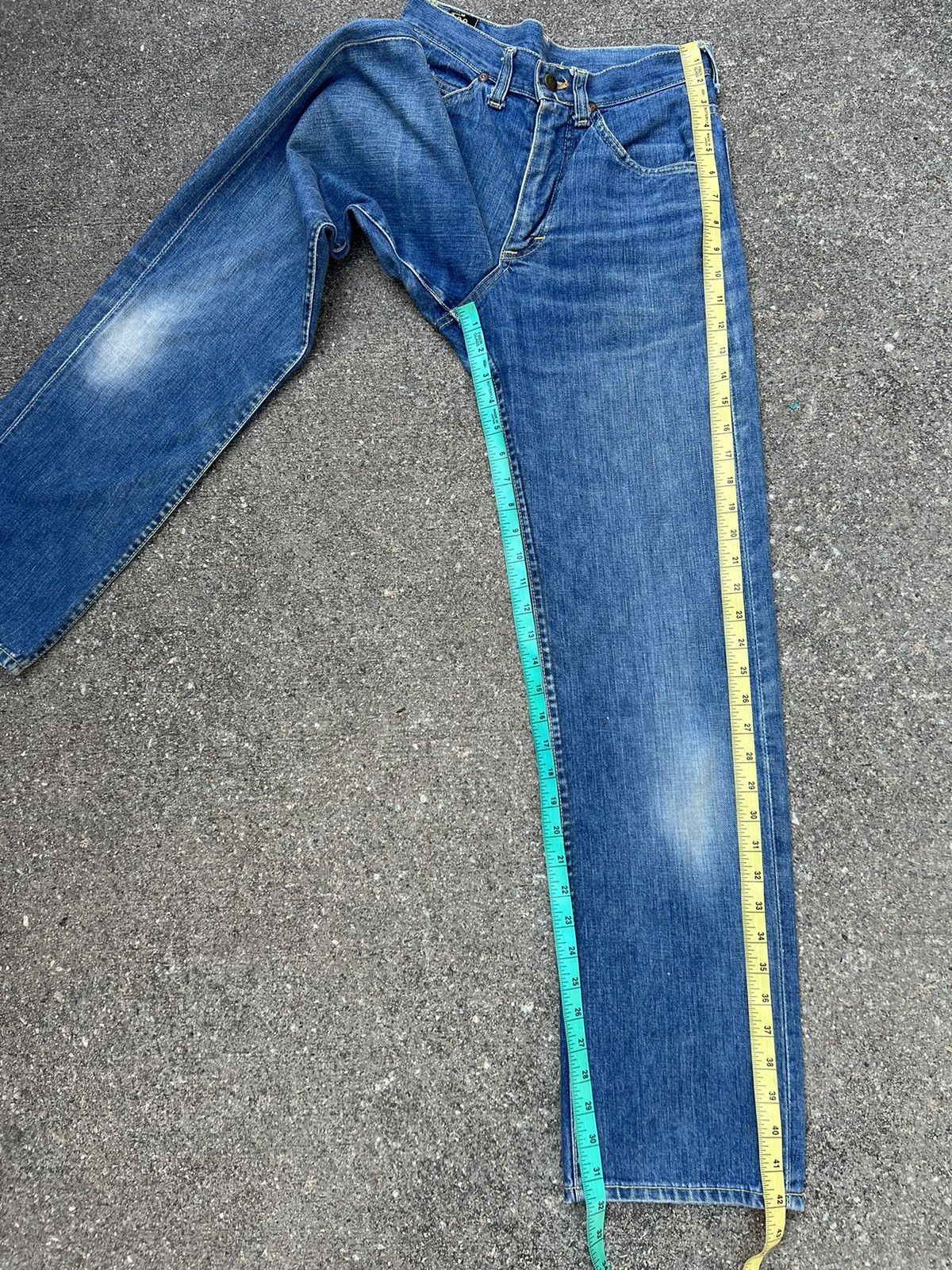 Lee × Vintage Vintage 60s Lee Riders Union Made Selvedge Denim Jeans Size US 28 / EU 44 - 4 Thumbnail