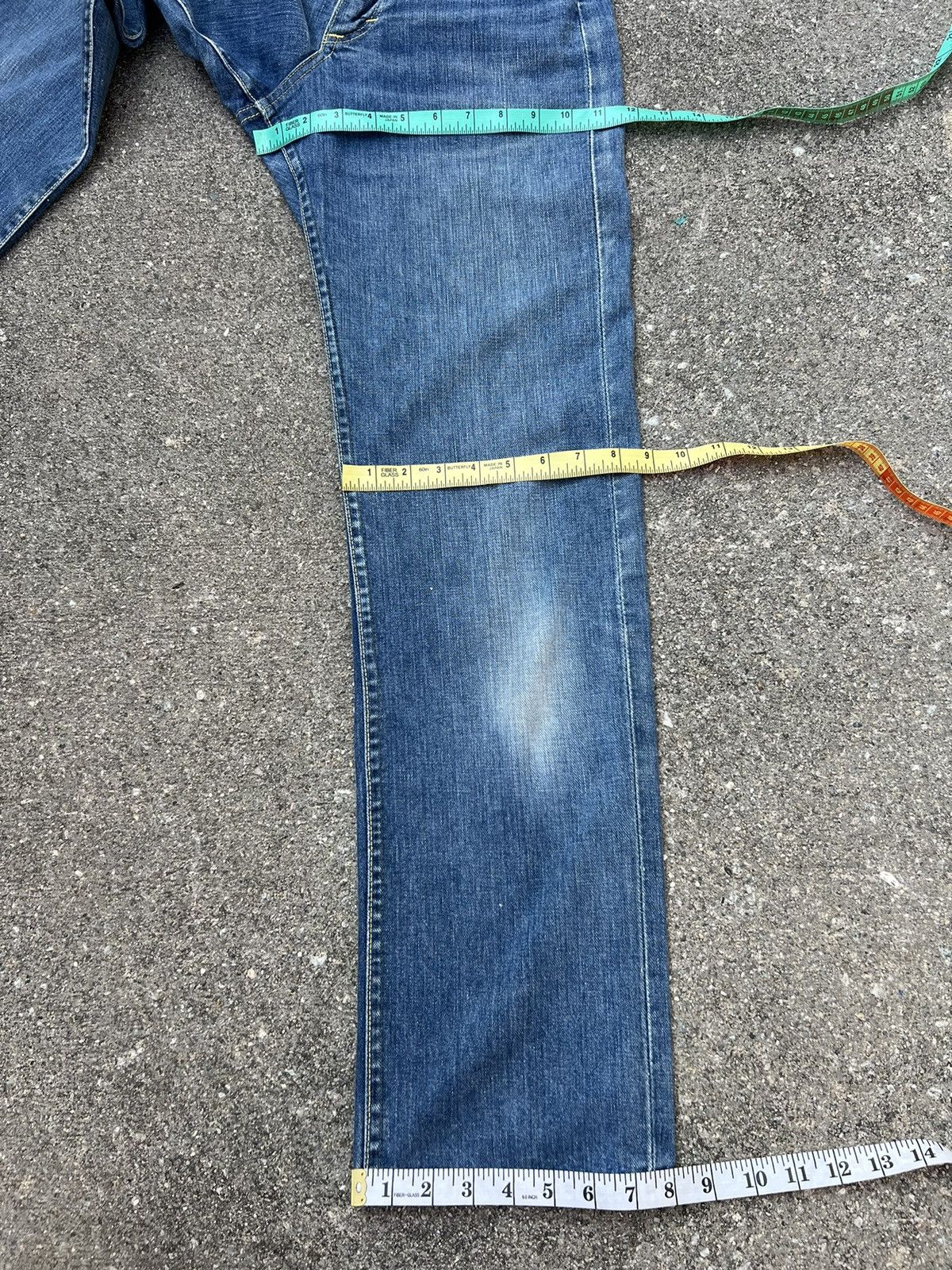 Lee × Vintage Vintage 60s Lee Riders Union Made Selvedge Denim Jeans Size US 28 / EU 44 - 3 Thumbnail