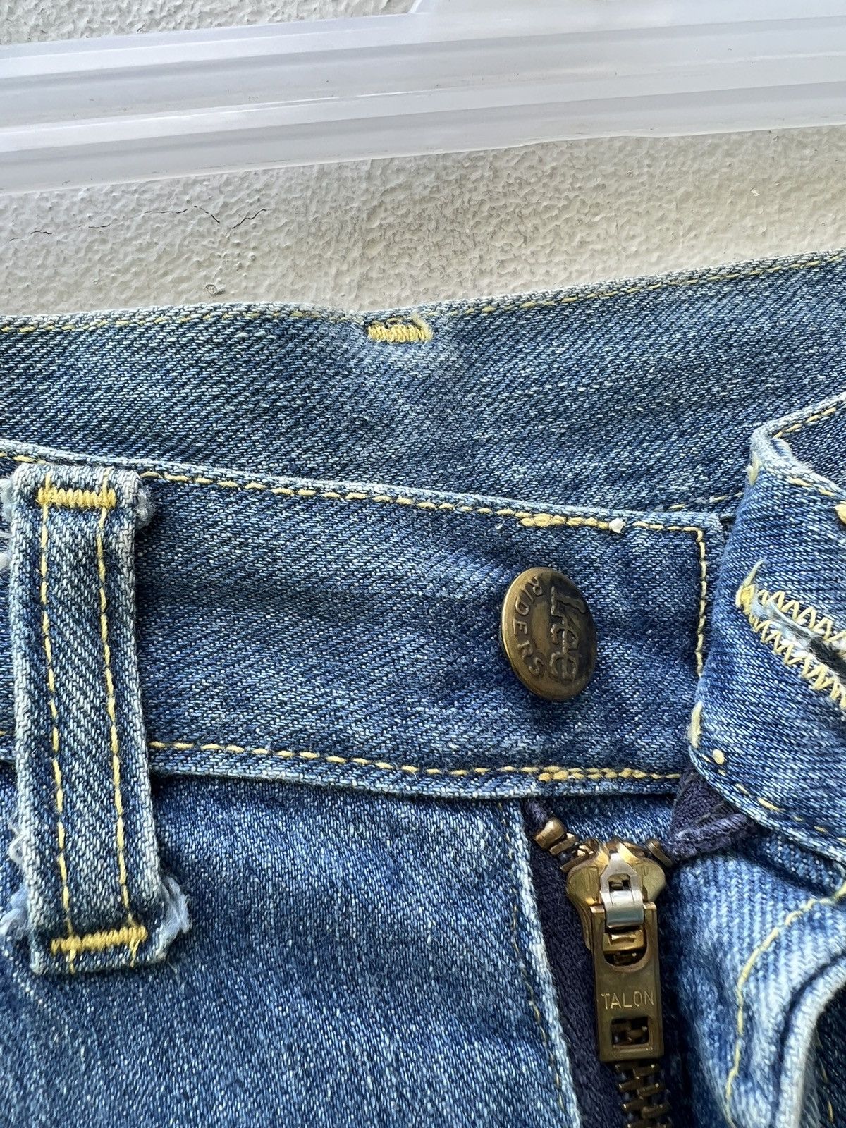 Lee × Vintage Vintage 60s Lee Riders Union Made Selvedge Denim Jeans Size US 28 / EU 44 - 7 Thumbnail