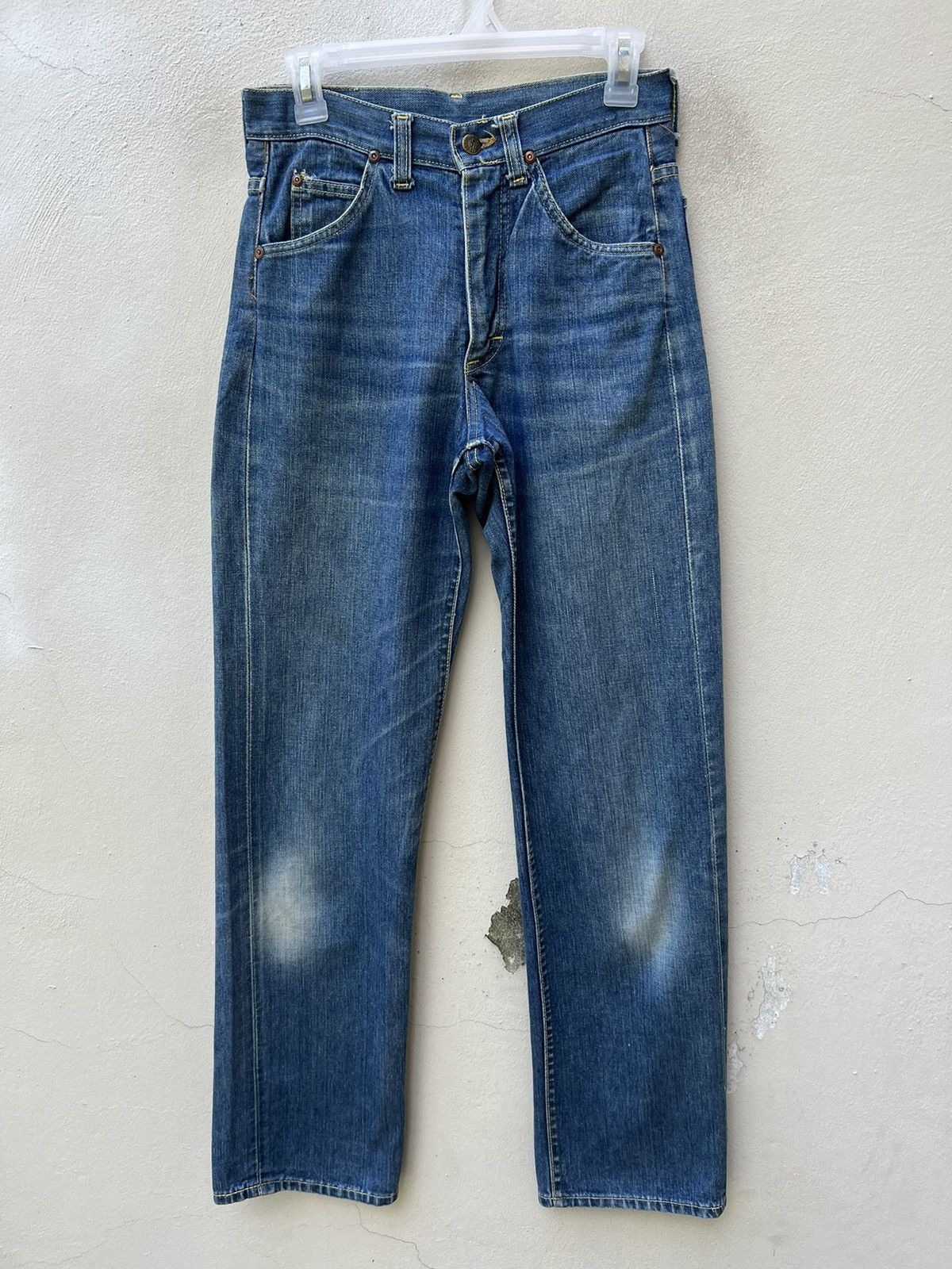 Lee × Vintage Vintage 60s Lee Riders Union Made Selvedge Denim Jeans Size US 28 / EU 44 - 6 Thumbnail