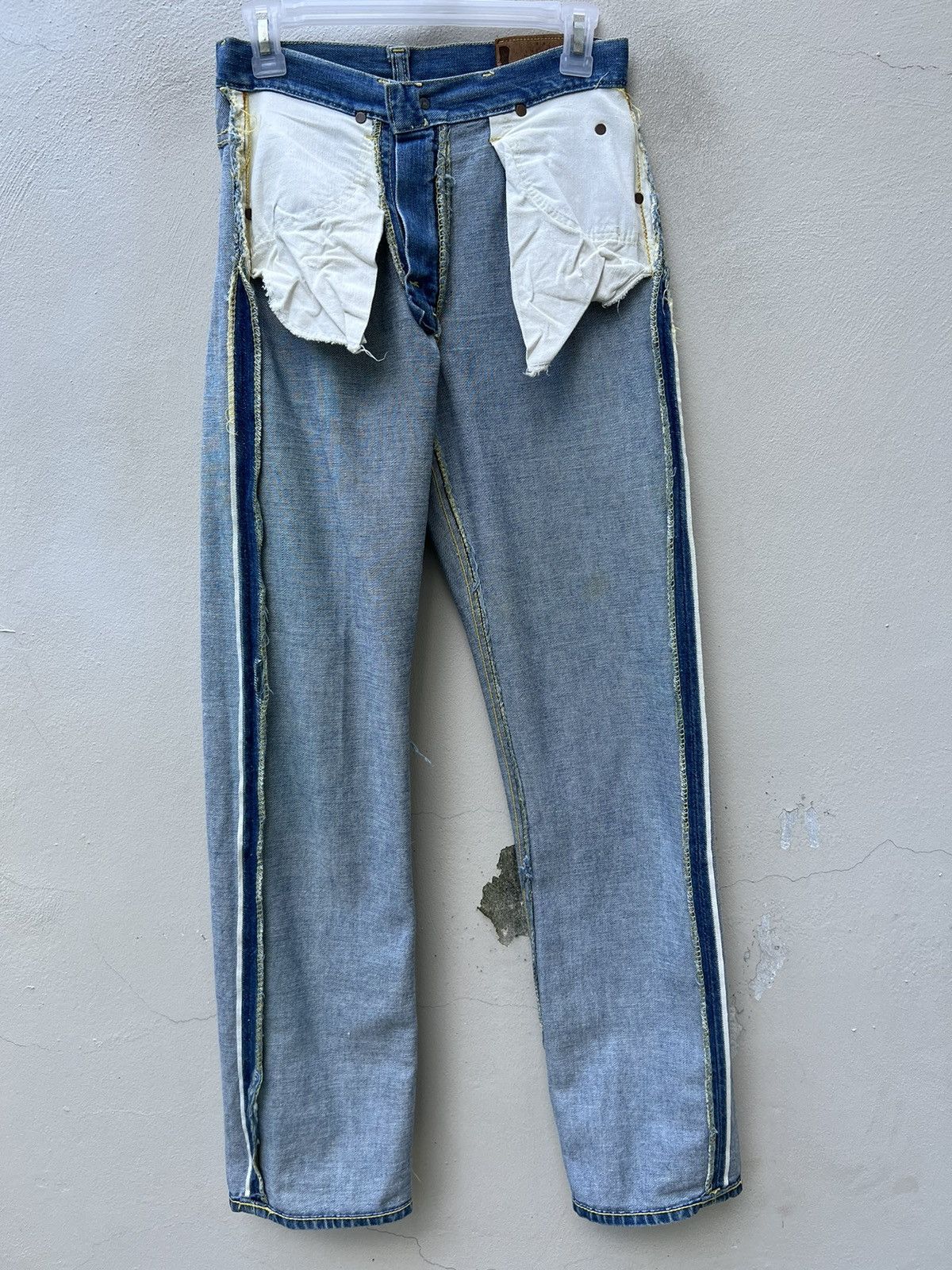 Lee × Vintage Vintage 60s Lee Riders Union Made Selvedge Denim Jeans Size US 28 / EU 44 - 21 Thumbnail