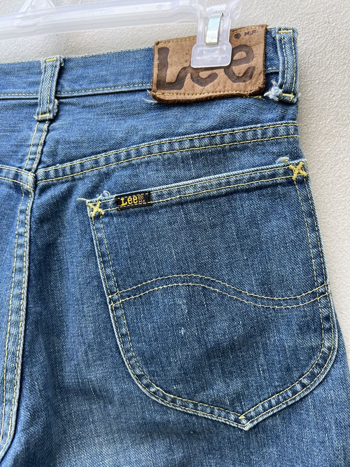 Lee × Vintage Vintage 60s Lee Riders Union Made Selvedge Denim Jeans Size US 28 / EU 44 - 19 Thumbnail