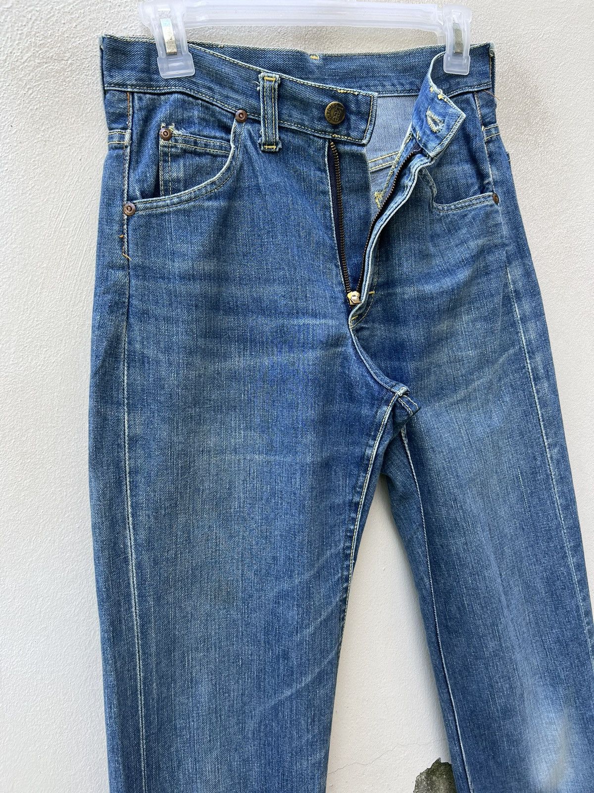 Lee × Vintage Vintage 60s Lee Riders Union Made Selvedge Denim Jeans Size US 28 / EU 44 - 8 Thumbnail