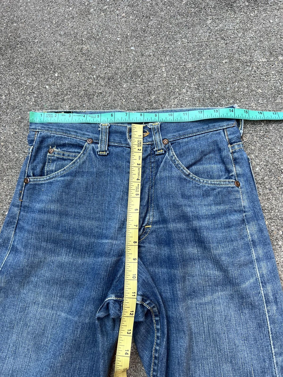 Lee × Vintage Vintage 60s Lee Riders Union Made Selvedge Denim Jeans Size US 28 / EU 44 - 2 Thumbnail